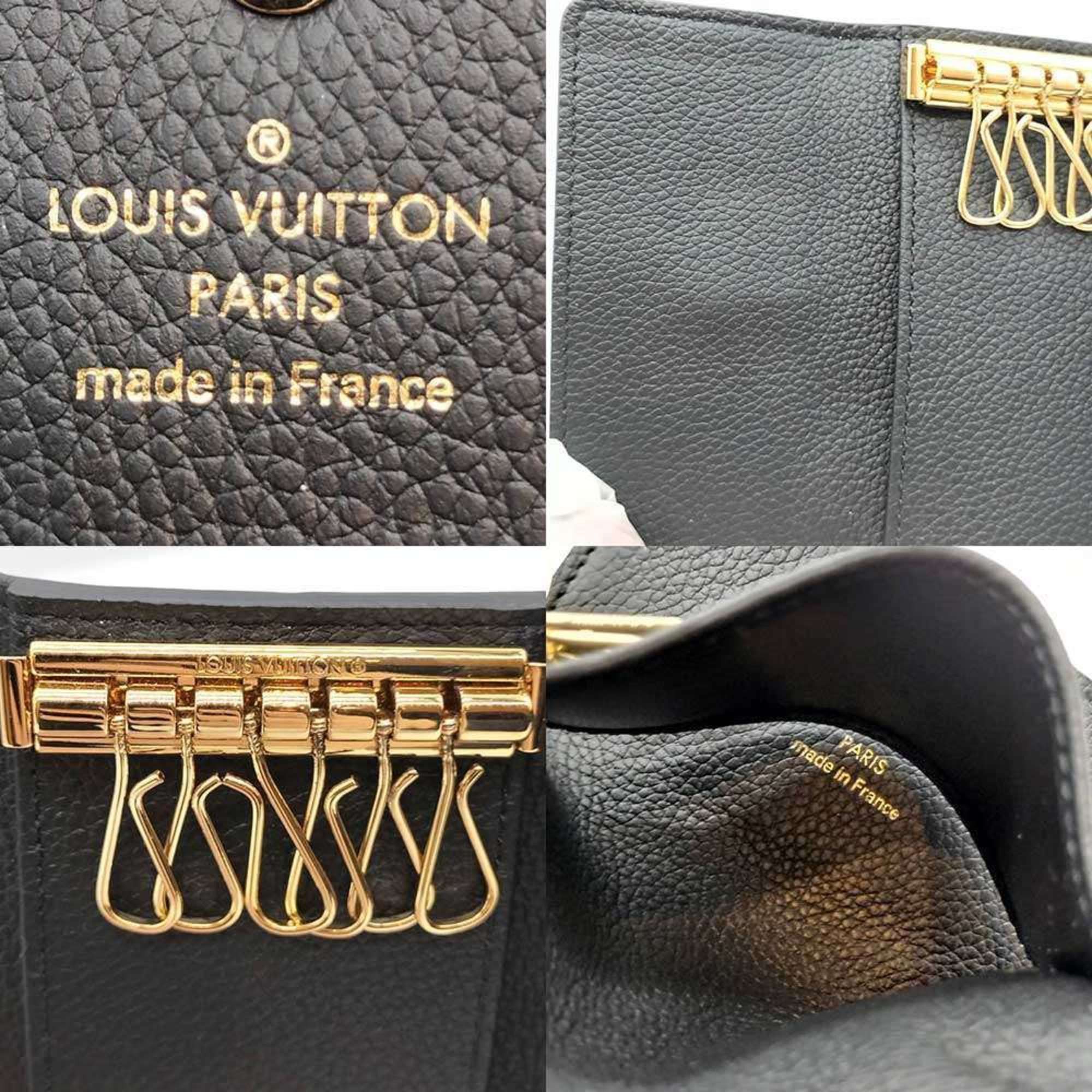 Louis Vuitton Louis Vuitton Multicle 6 6-ring Key Case, Black Noir Monogram Empreinte Leather, Women's, M64421 Size ONE SIZE - 5 Thumbnail