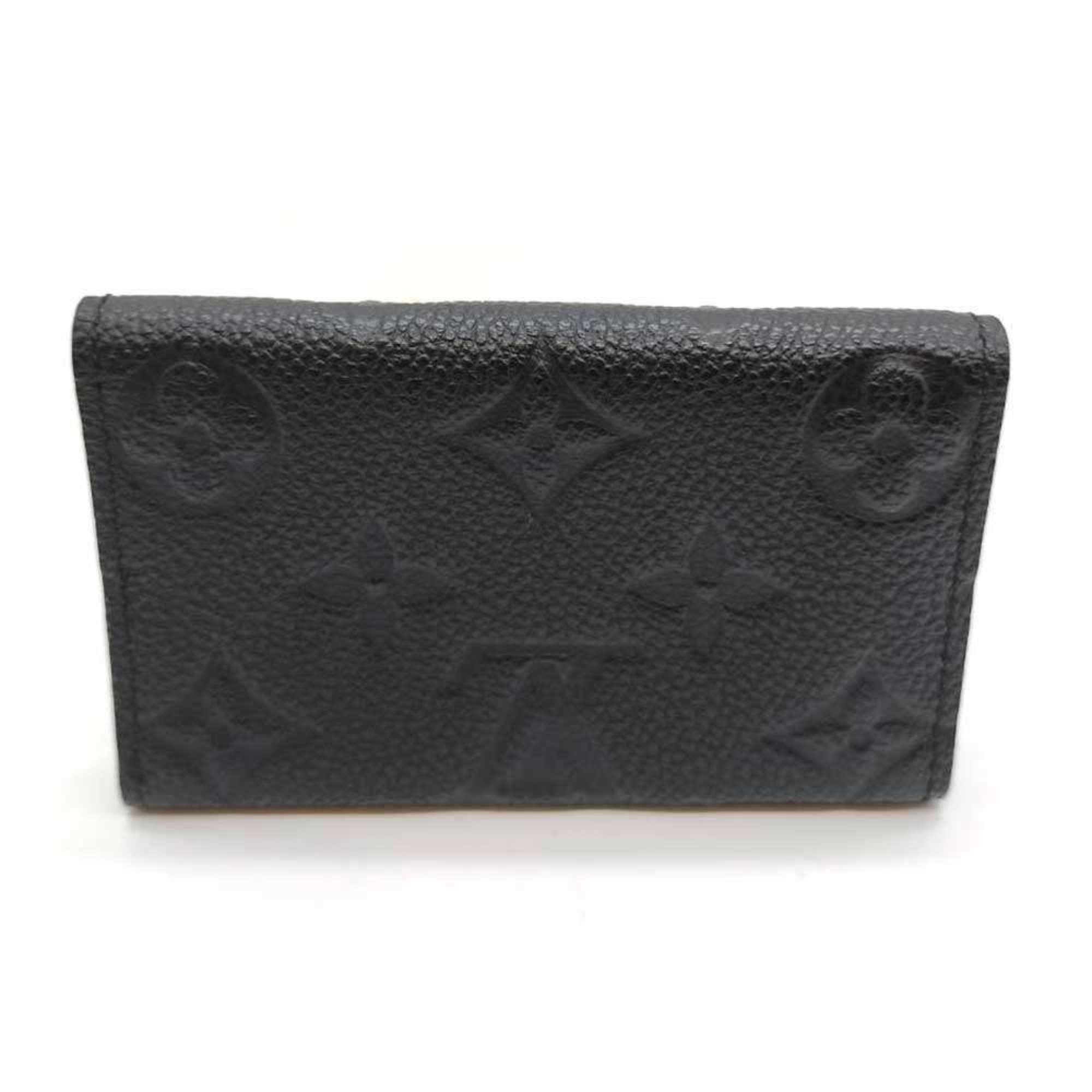 Louis Vuitton Louis Vuitton Multicle 6 6-ring Key Case, Black Noir Monogram Empreinte Leather, Women's, M64421 Size ONE SIZE - 2 Thumbnail
