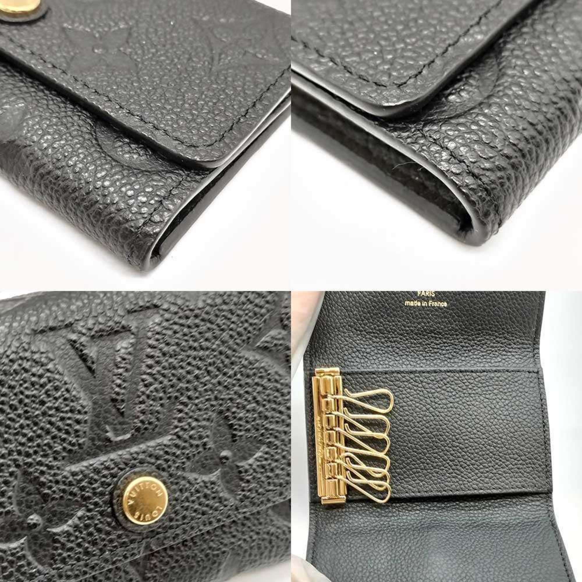 Louis Vuitton Louis Vuitton Multicle 6 6-ring Key Case, Black Noir Monogram Empreinte Leather, Women's, M64421 Size ONE SIZE - 4 Thumbnail