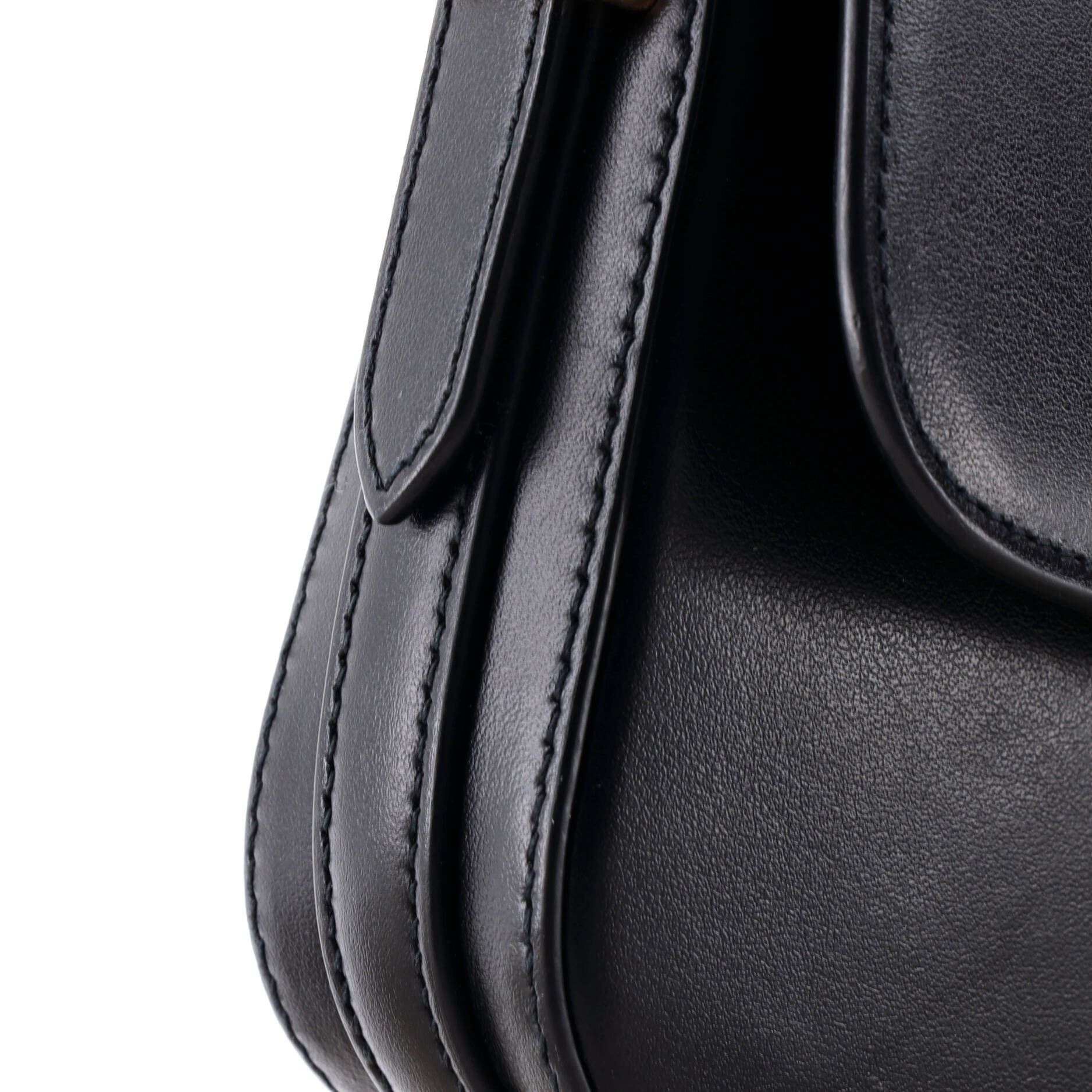 Prada Embleme Triangle Logo Flap Bag Soft Calfskin East West Size ONE SIZE - 5 Thumbnail