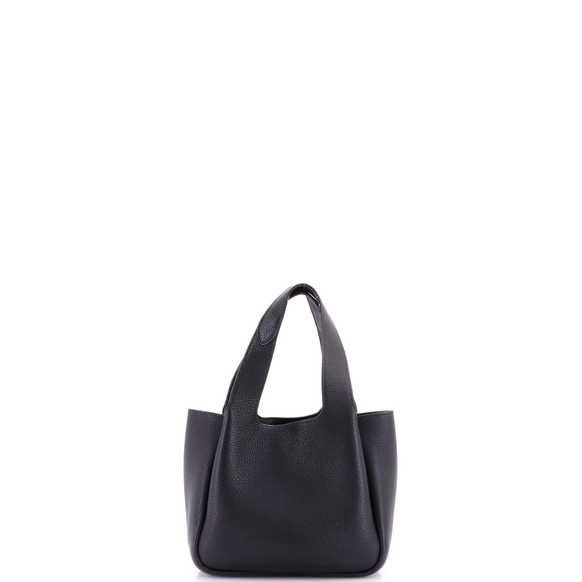 Prada Flou Dynamique Open Tote Vitello Daino Mini Size ONE SIZE - 2 Thumbnail