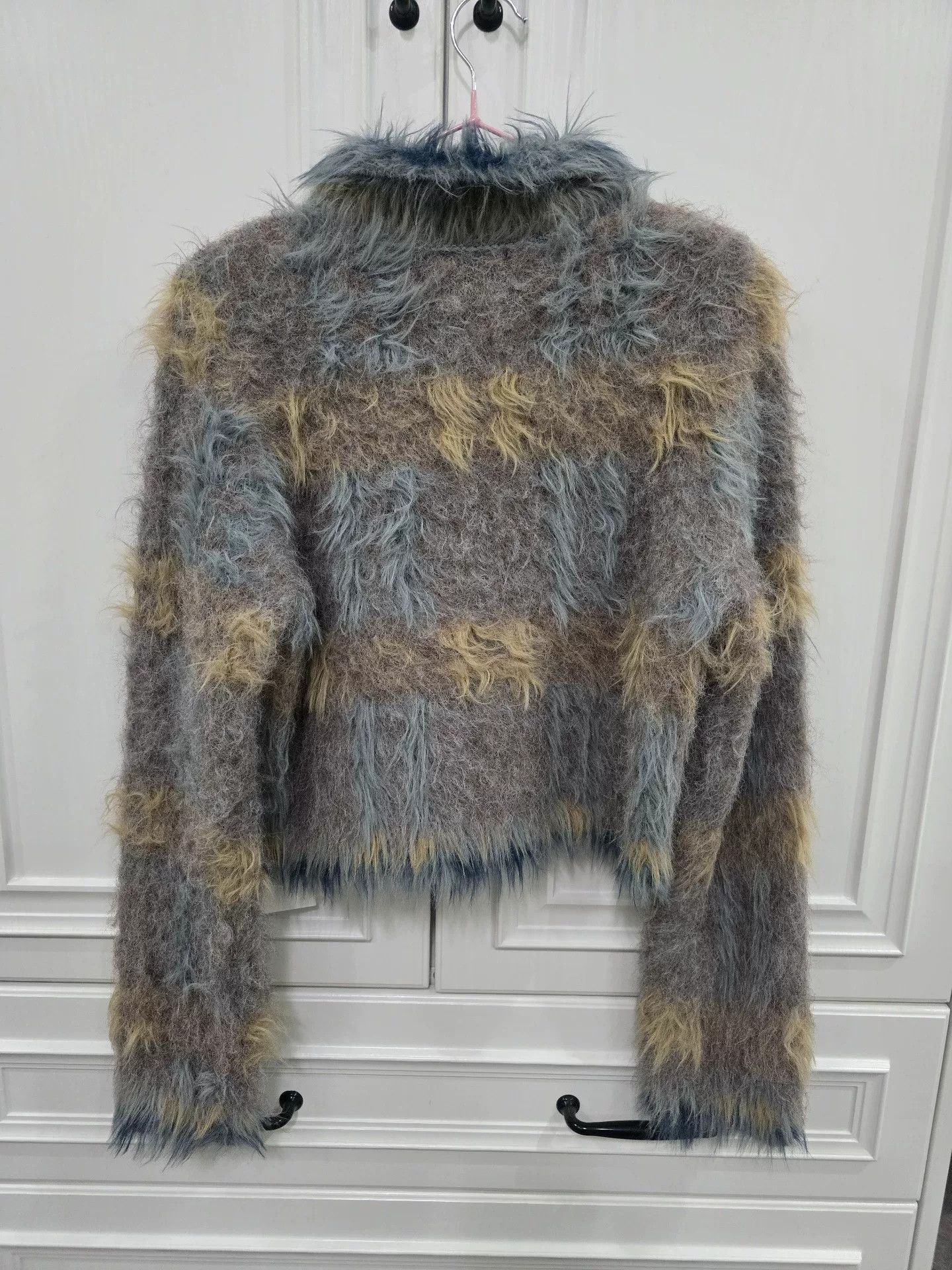 Japanese Brand SADDOG Designer Fuzzy Cardigan Size M / US 6-8 / IT 42-44 - 2 Thumbnail