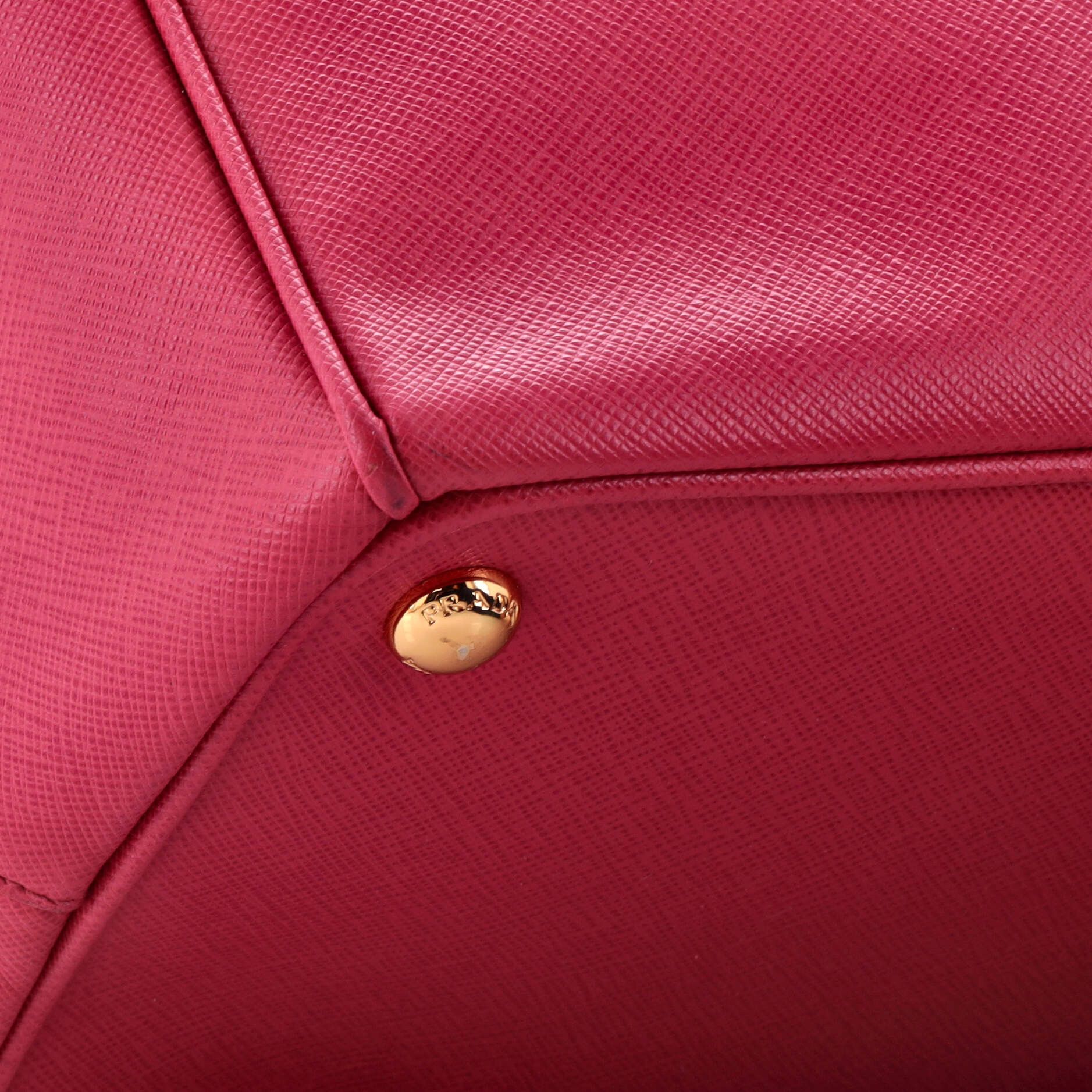 Prada Double Zip Lux Tote Saffiano Leather Medium Size ONE SIZE - 5 Thumbnail