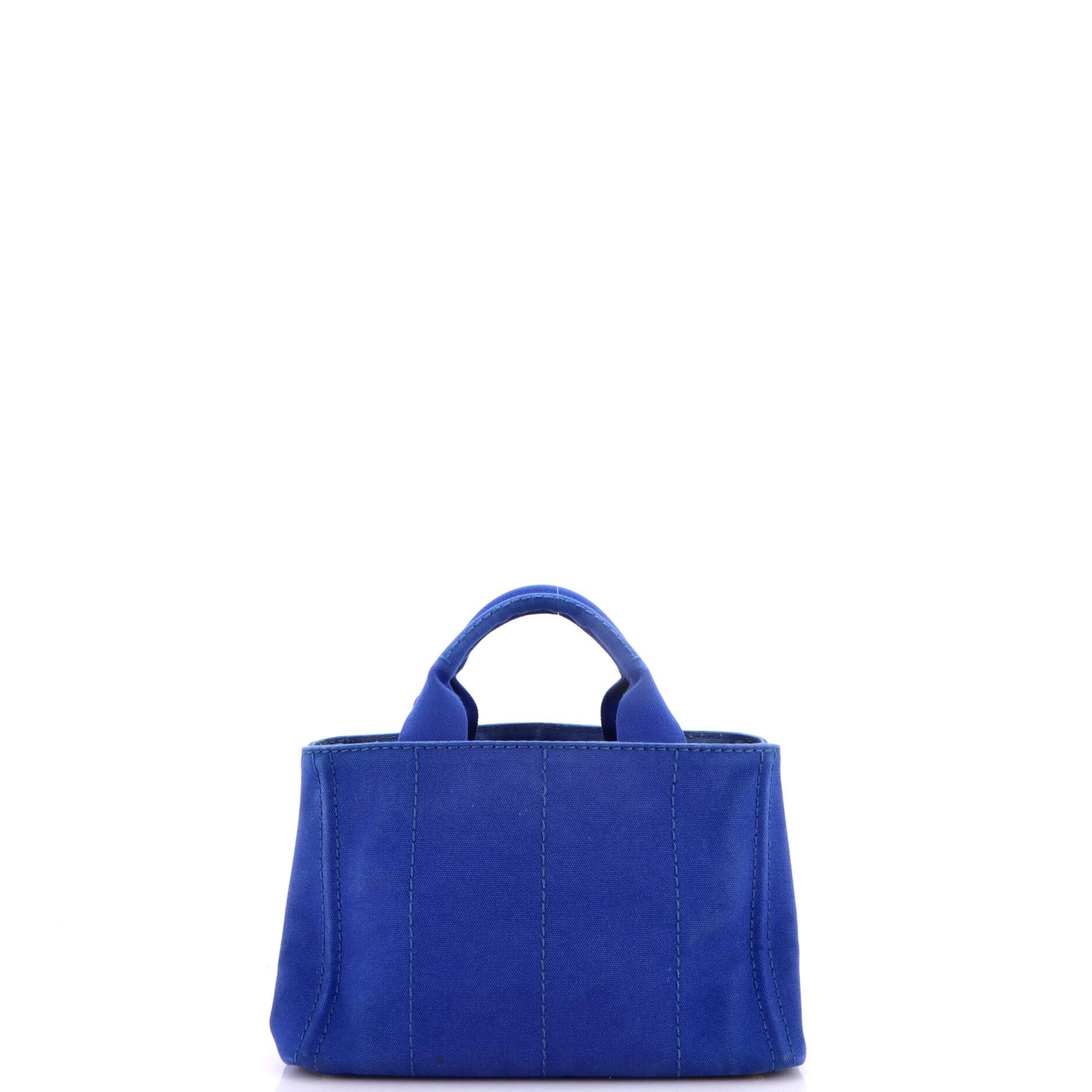 Prada Canapa Tote Denim Mini Size ONE SIZE - 2 Thumbnail