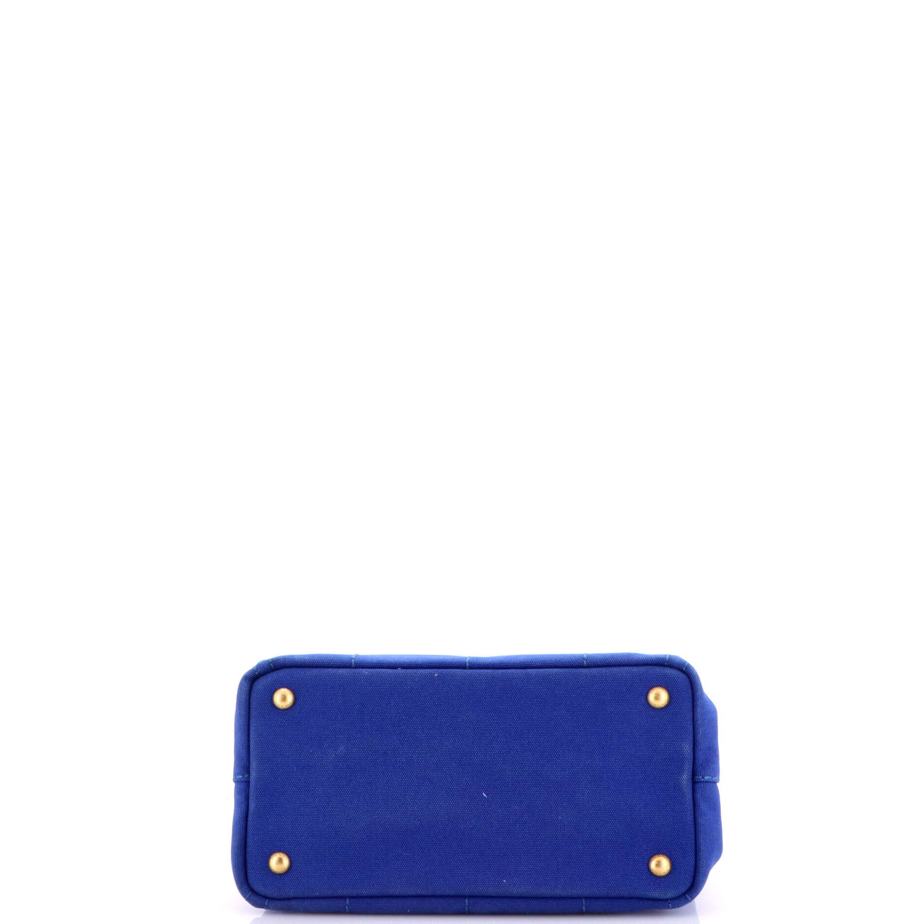 Prada Canapa Tote Denim Mini Size ONE SIZE - 3 Thumbnail