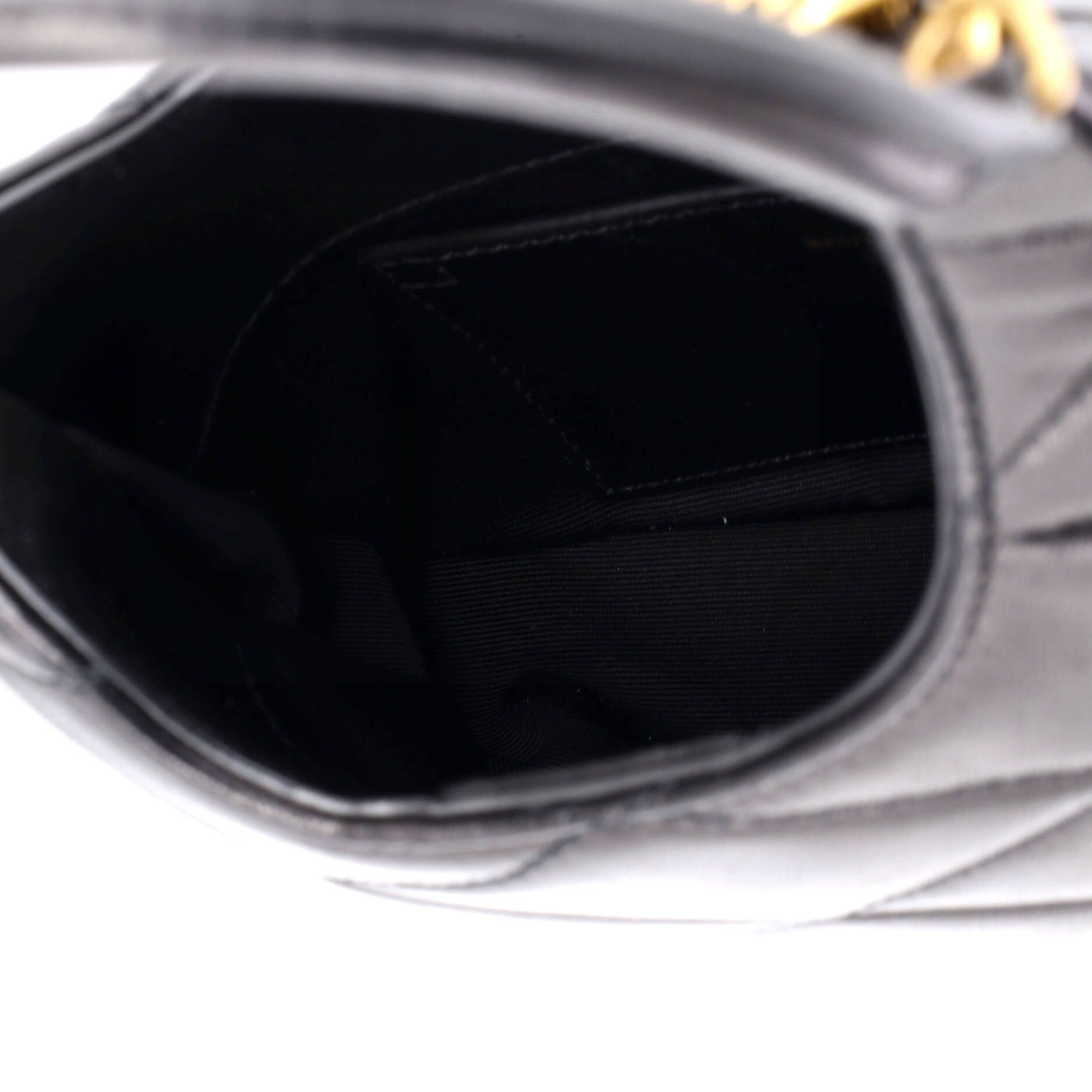 Saint Laurent Paris Sade Hobo Bag Quilted Leather Size ONE SIZE - 4 Thumbnail