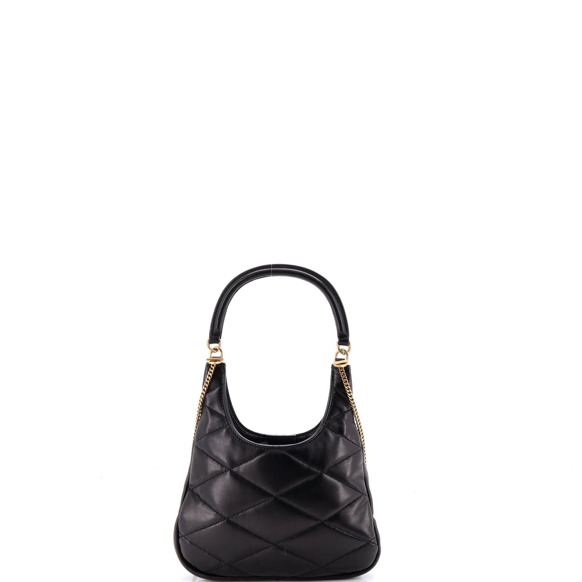 Saint Laurent Paris Sade Hobo Bag Quilted Leather Size ONE SIZE - 2 Thumbnail