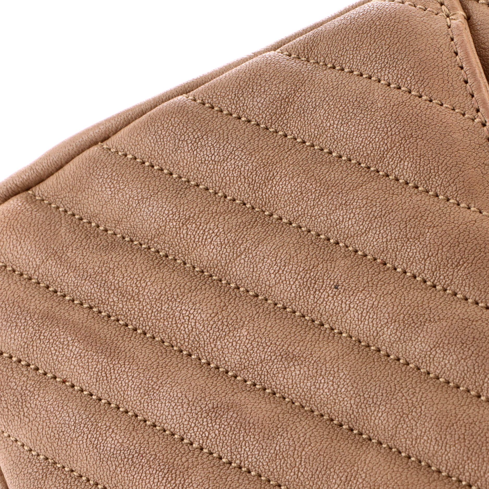 Saint Laurent Paris Classic Monogram College Bag Matelasse Chevron Leather Medium Size ONE SIZE - 6 Thumbnail
