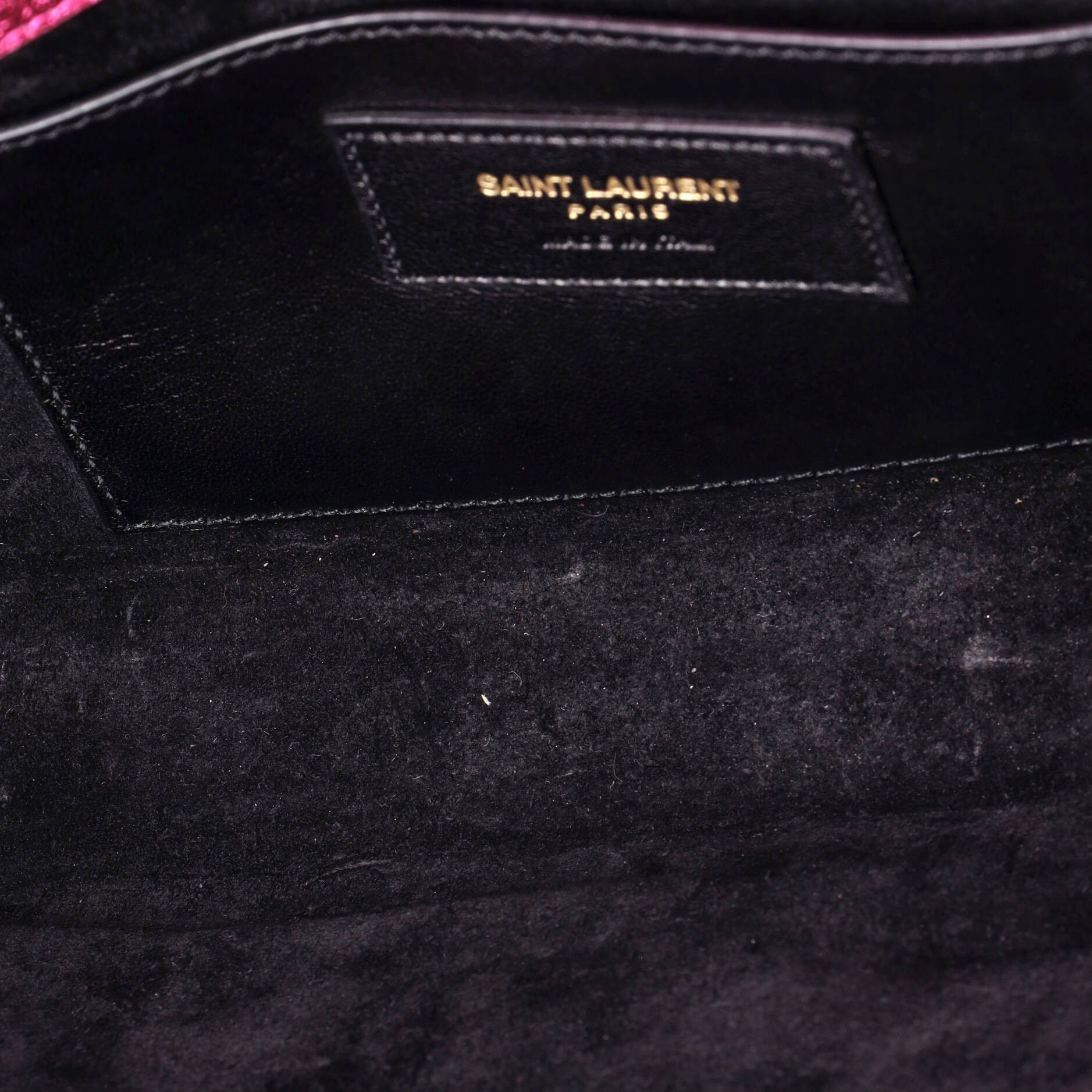 Saint Laurent Paris Classic Monogram Clutch Metallic Calfskin Long Size ONE SIZE - 4 Thumbnail
