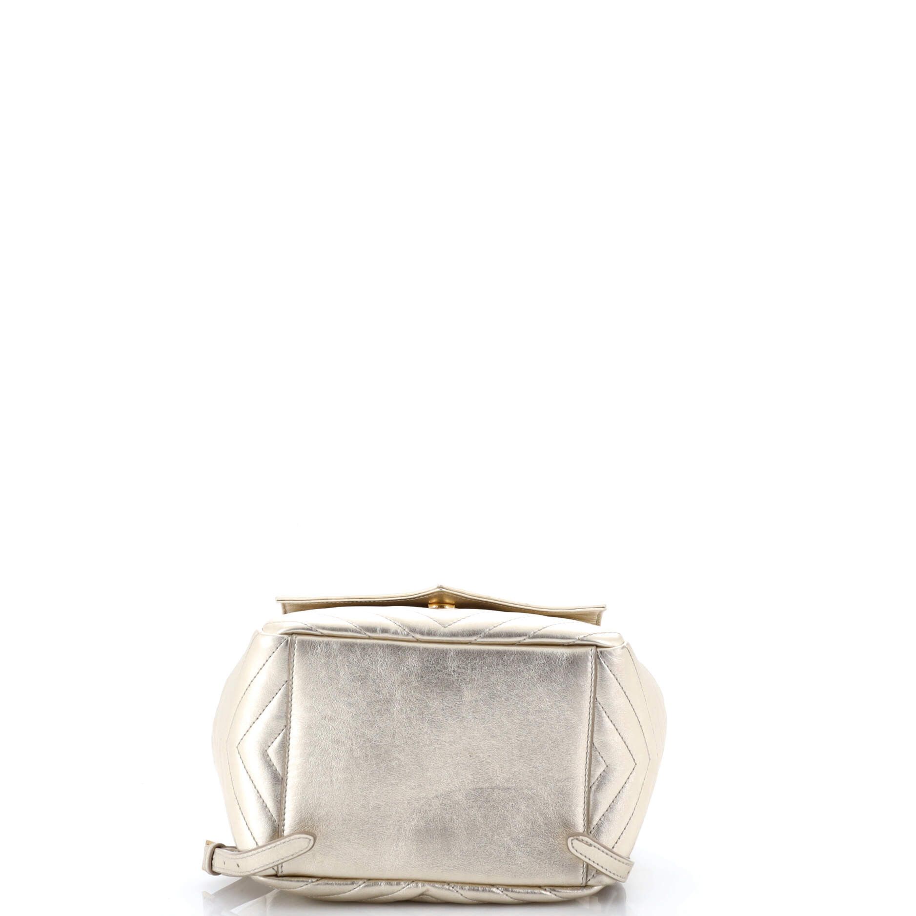 Saint Laurent Paris Joe Backpack Matelasse Chevron Leather Size ONE SIZE - 3 Thumbnail