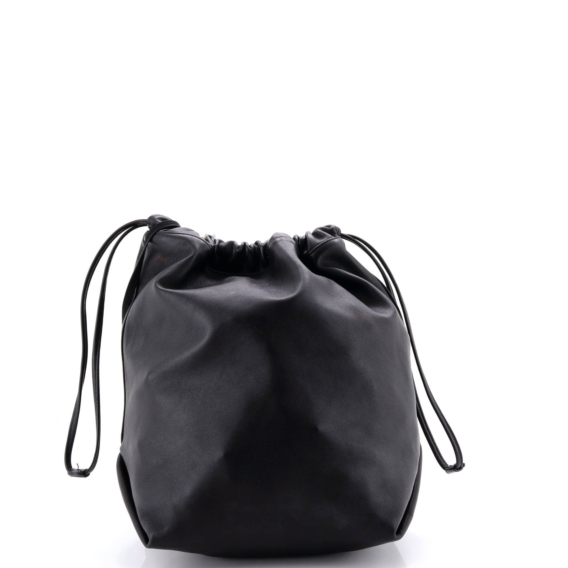 Saint Laurent Paris Teddy Bucket Bag Leather Large Size ONE SIZE - 3 Thumbnail