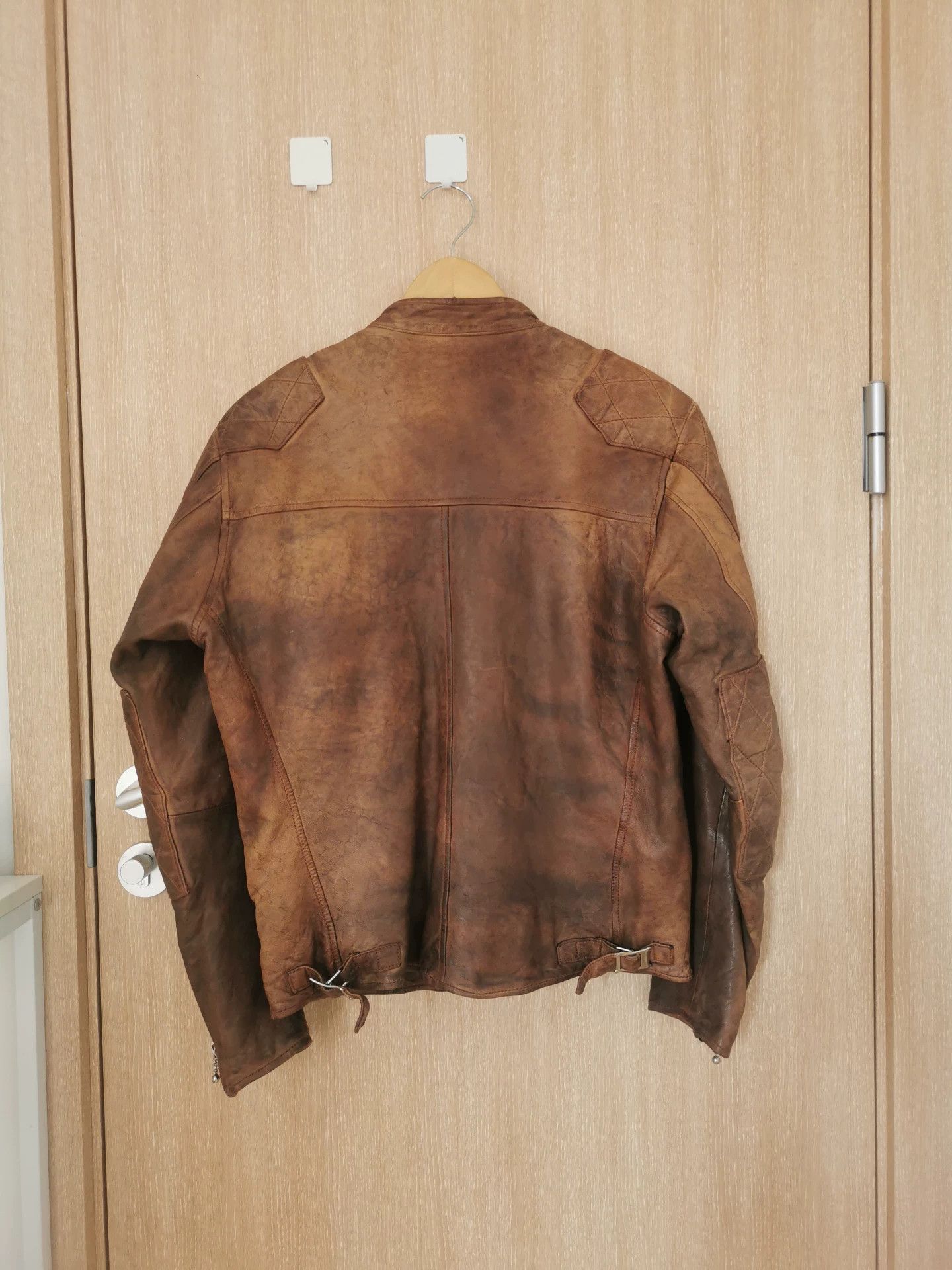 Vintage The Deck Motorcycle Leather Jacket Size US M / EU 48-50 / 2 - 2 Thumbnail