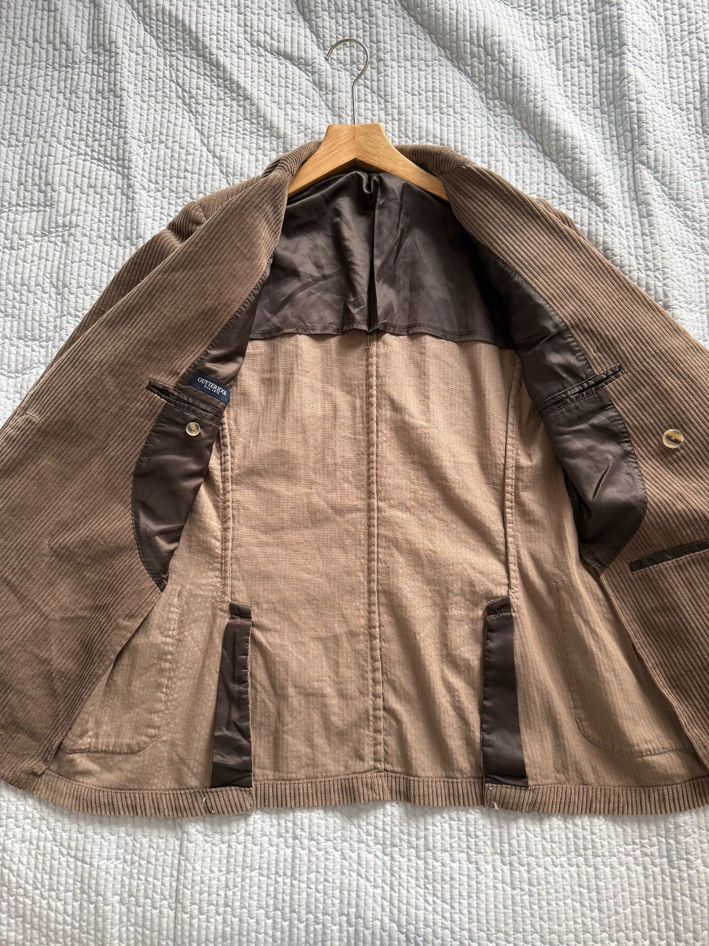 Vintage Gutteridge Corduroy Double-Breasted Suit Size US M / EU 48-50 / 2 - 5 Thumbnail