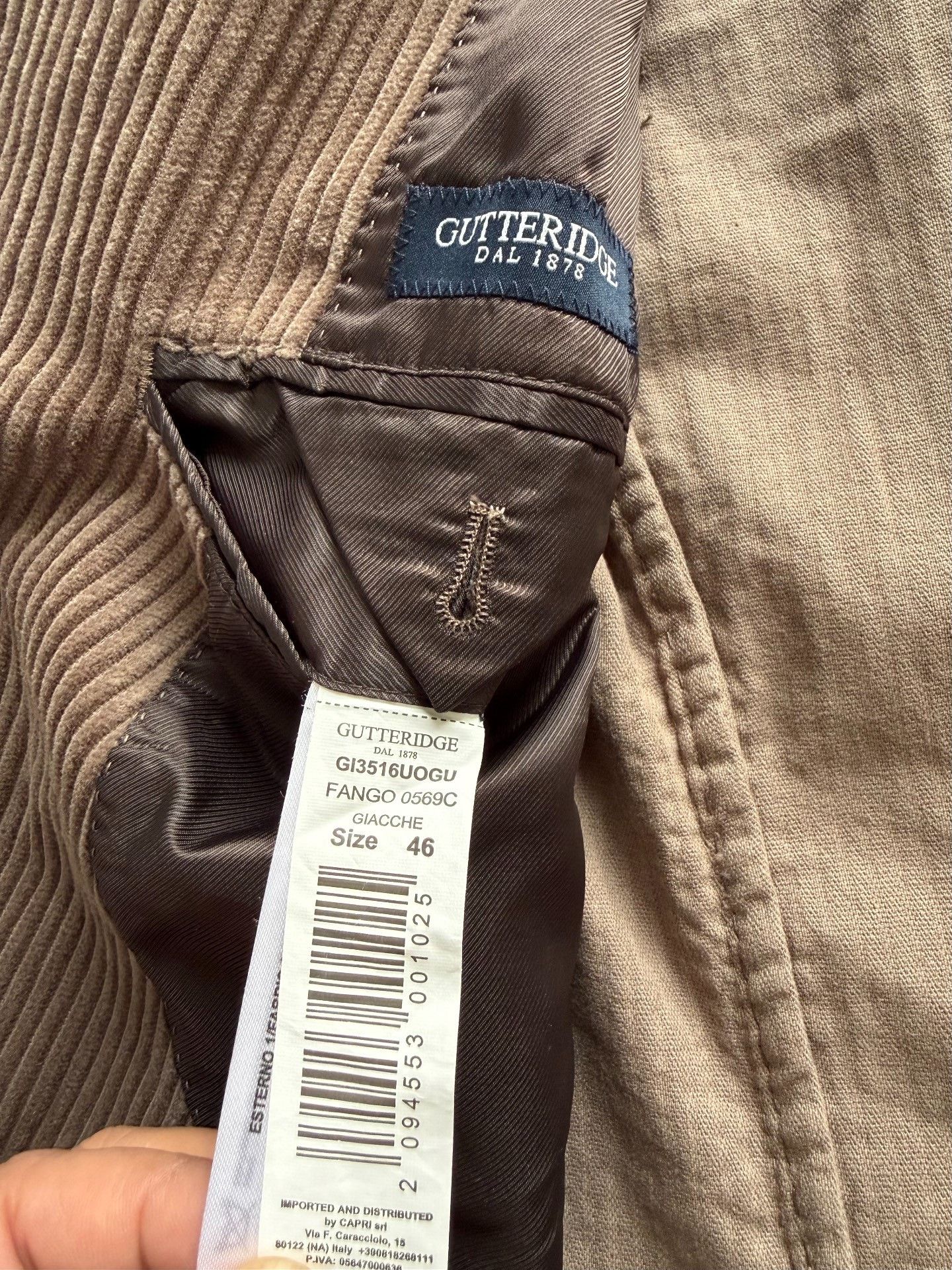 Vintage Gutteridge Corduroy Double-Breasted Suit Size US M / EU 48-50 / 2 - 6 Thumbnail