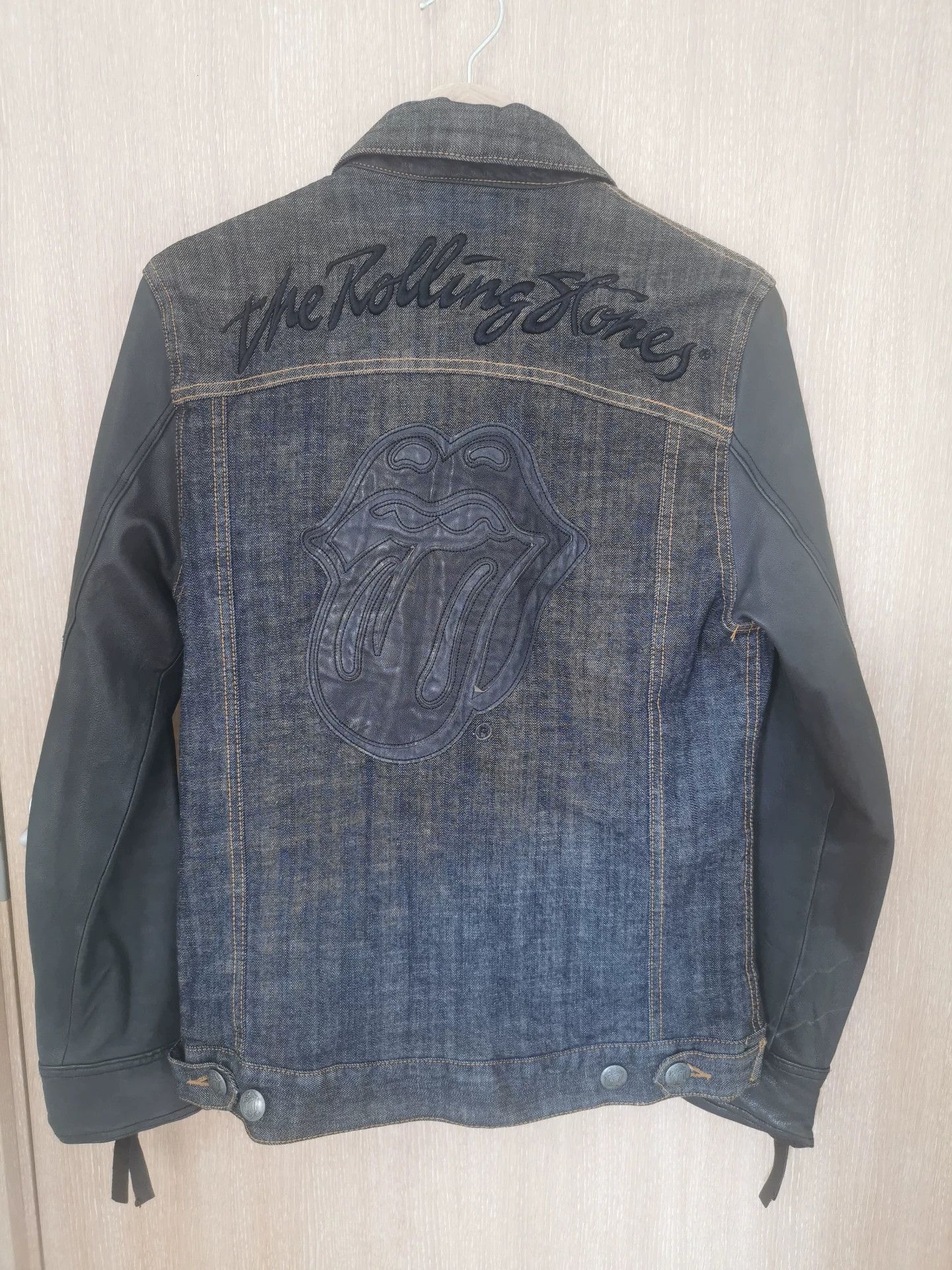 Vintage Vintage Rolling Stones Limited Denim Jacket Size US M / EU 48-50 / 2 - 2 Thumbnail