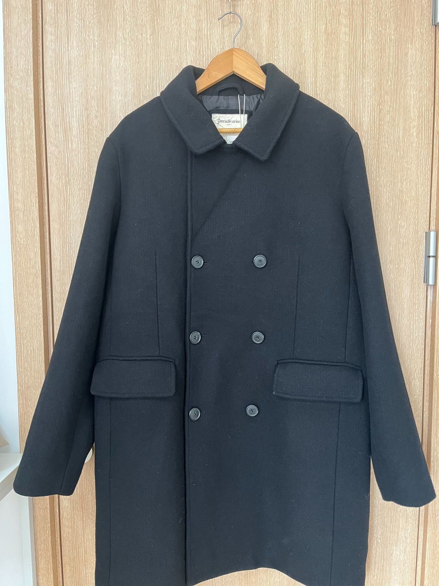 Japanese Brand Navy 740 Woolen Coat Size US M / EU 48-50 / 2 - 2 Thumbnail