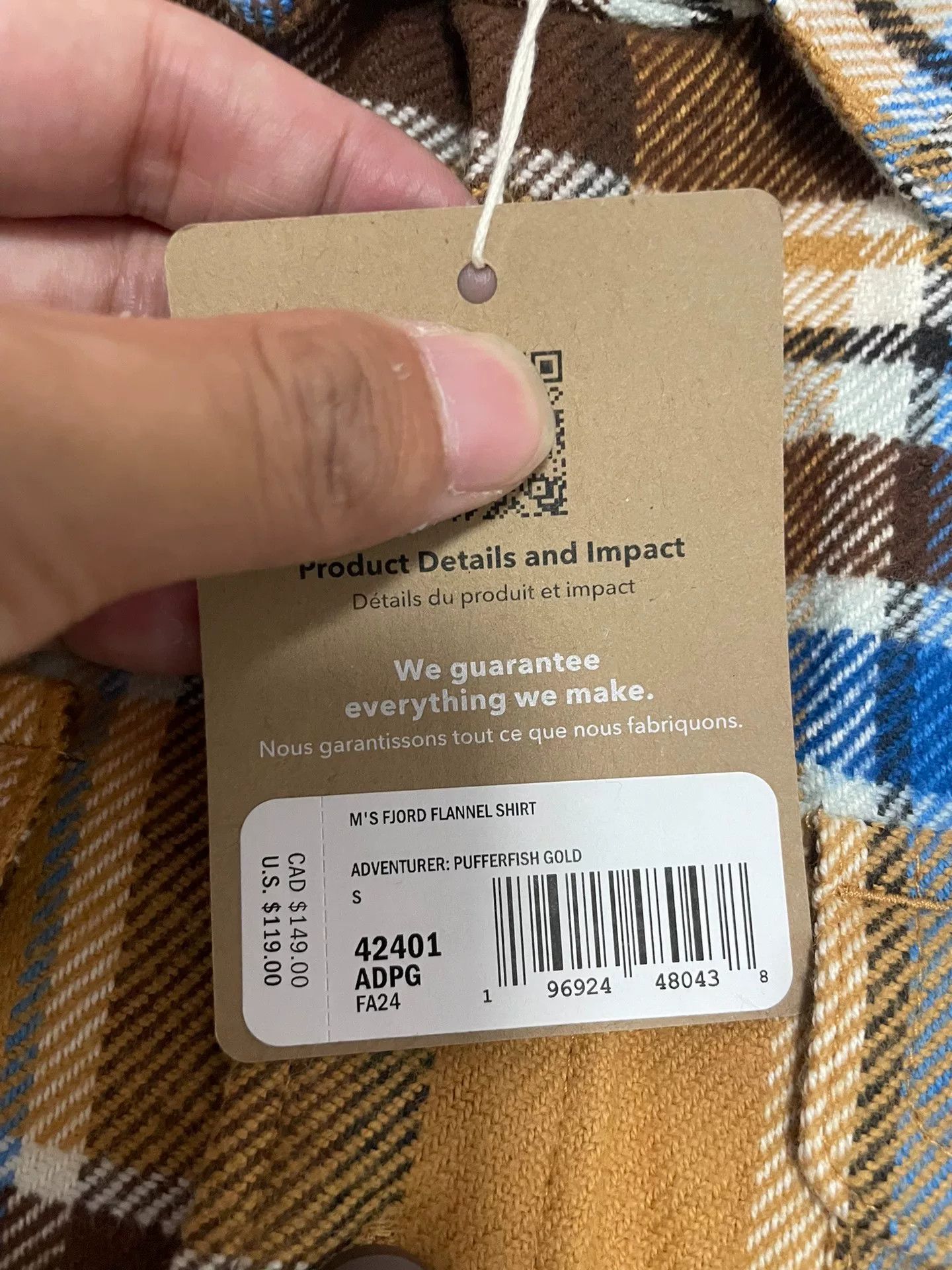 Patagonia Patagonia Organic Cotton Long-Sleeve Flannel Shirt Size US S / EU 44-46 / 1 - 6 Thumbnail