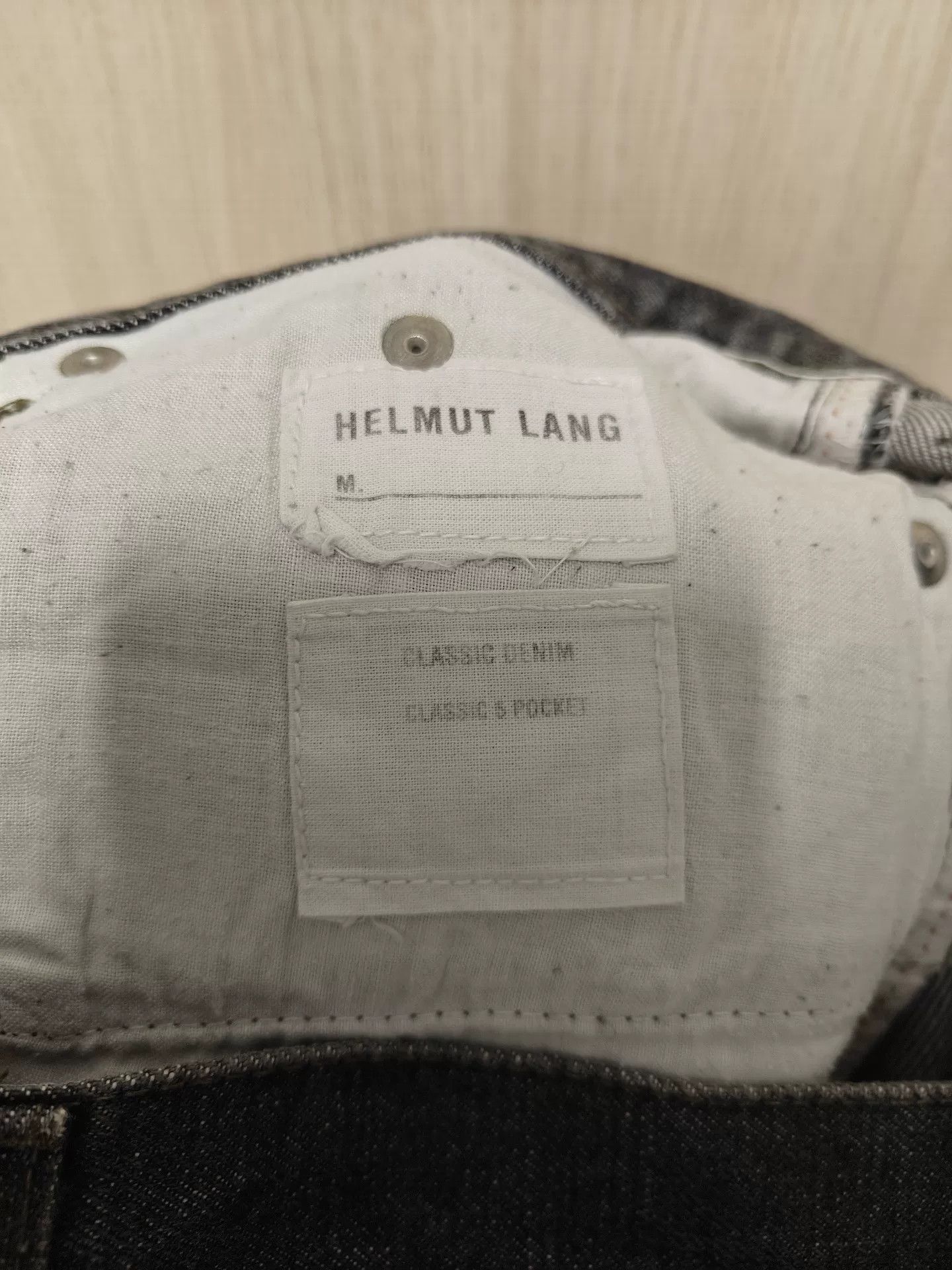 Helmut Lang Helmut Lang Classic Washed Black Gray Jeans Size US 32 / EU 48 - 5 Thumbnail
