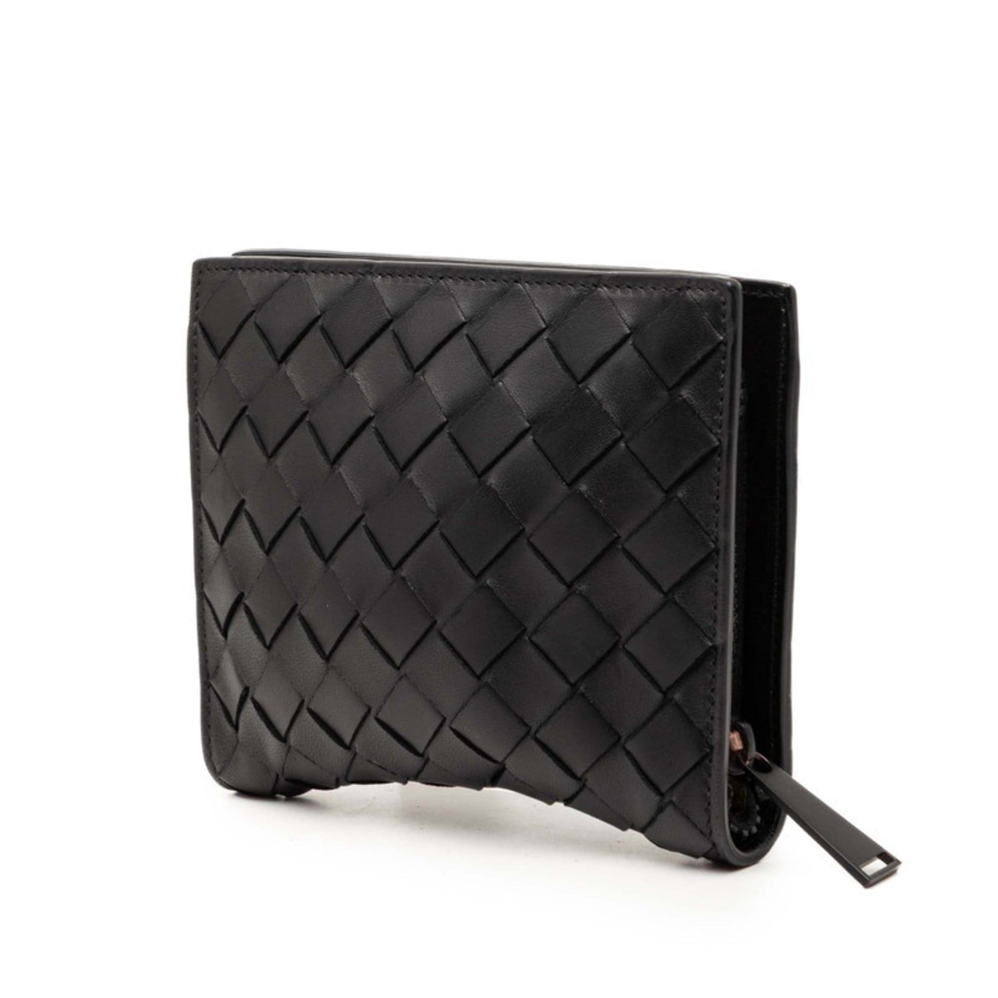 Bottega Veneta Bottega Veneta Intrecciato Eco Bag Tote Foldable Black Khaki Leather Nylon Women's BOTTEGAVENETA Size ONE SIZE - 5 Thumbnail