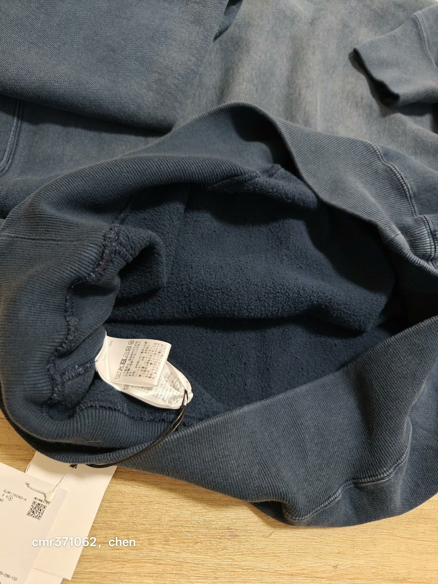 A.PRESSE A.PRESSE 26SS Vintage Distressed Half-Zip Sweatshirt Size US M / EU 48-50 / 2 - 7 Thumbnail