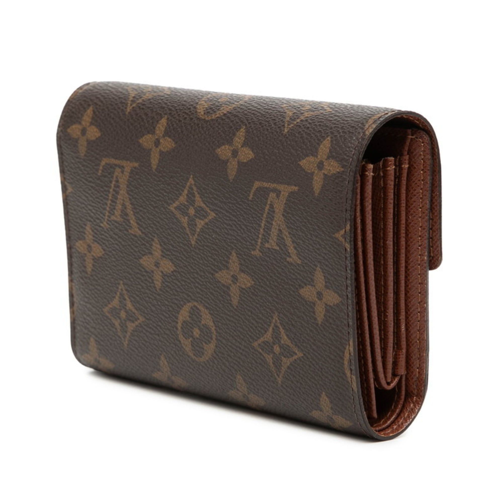 Louis Vuitton Louis Vuitton Monogram Portefeuille Alexandra Bi-fold Wallet M60047 Brown Women's LOUIS VUITTON Size ONE SIZE - 2 Thumbnail