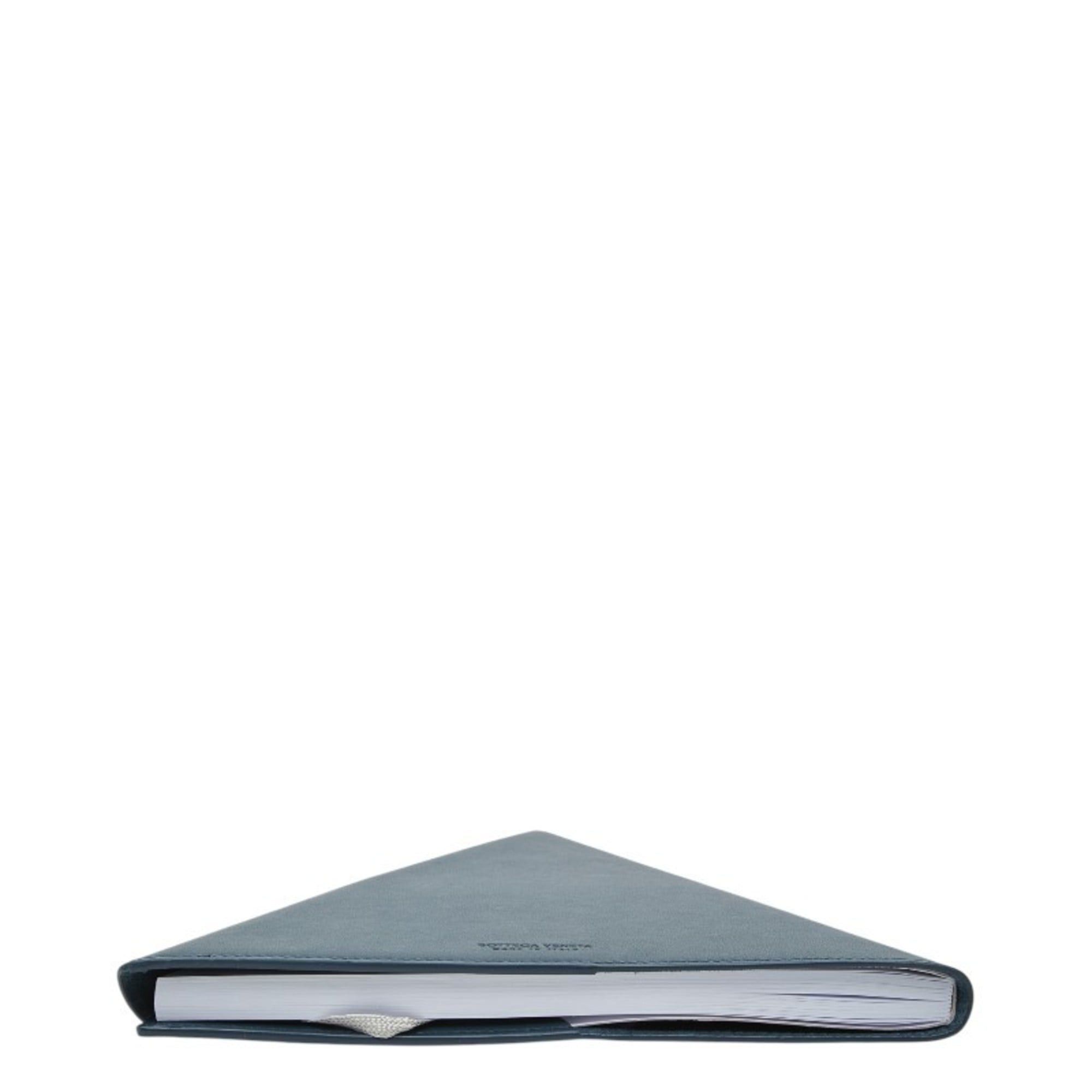 Bottega Veneta Bottega Veneta Logo Notebook Cover, Navy Leather, Women's Accessories. Size ONE SIZE - 3 Thumbnail