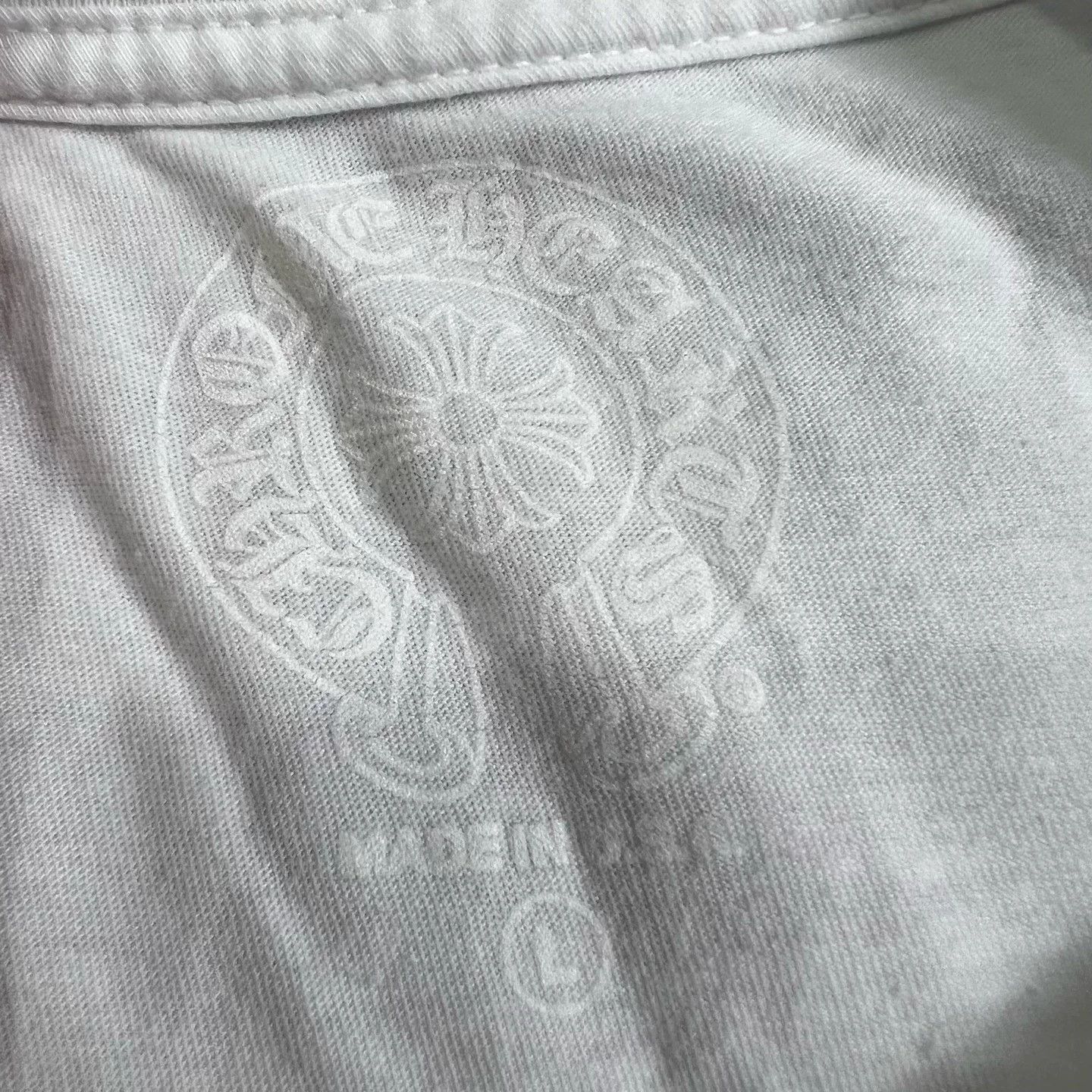 Chrome Hearts Chrome Hearts Purple Text Long-Sleeve Shirt Size US L / EU 52-54 / 3 - 3 Thumbnail