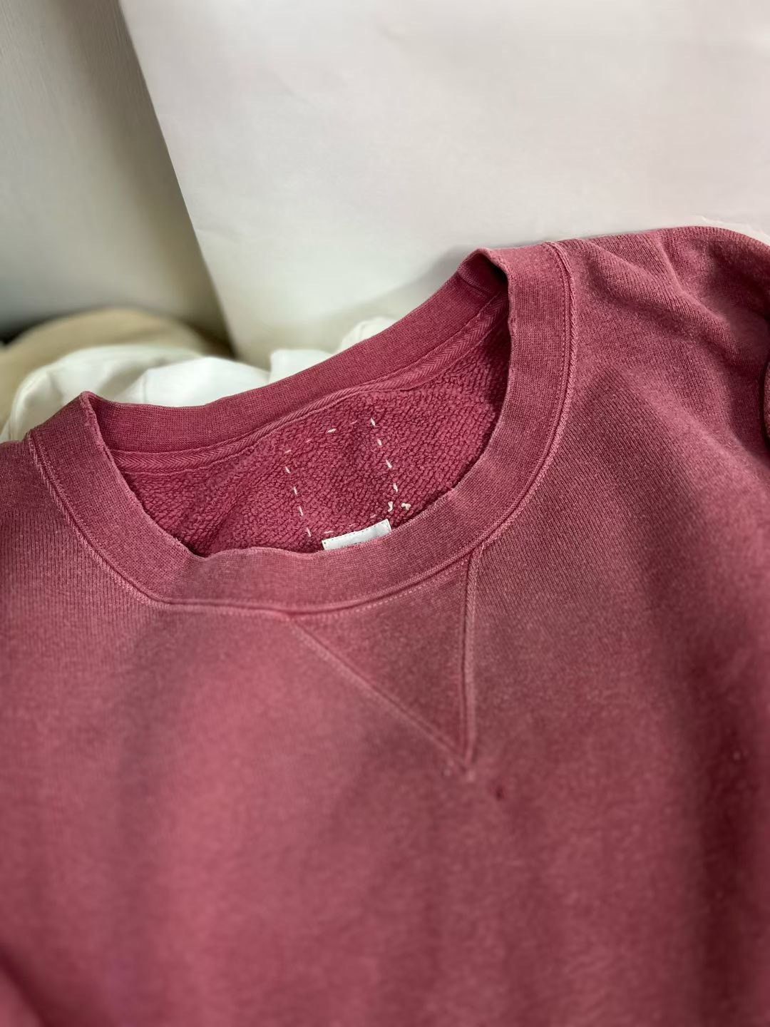 Visvim VISVIM JUMBO SWEAT 3/4 CRASH RED Size US XL / EU 56 / 4 - 2 Thumbnail