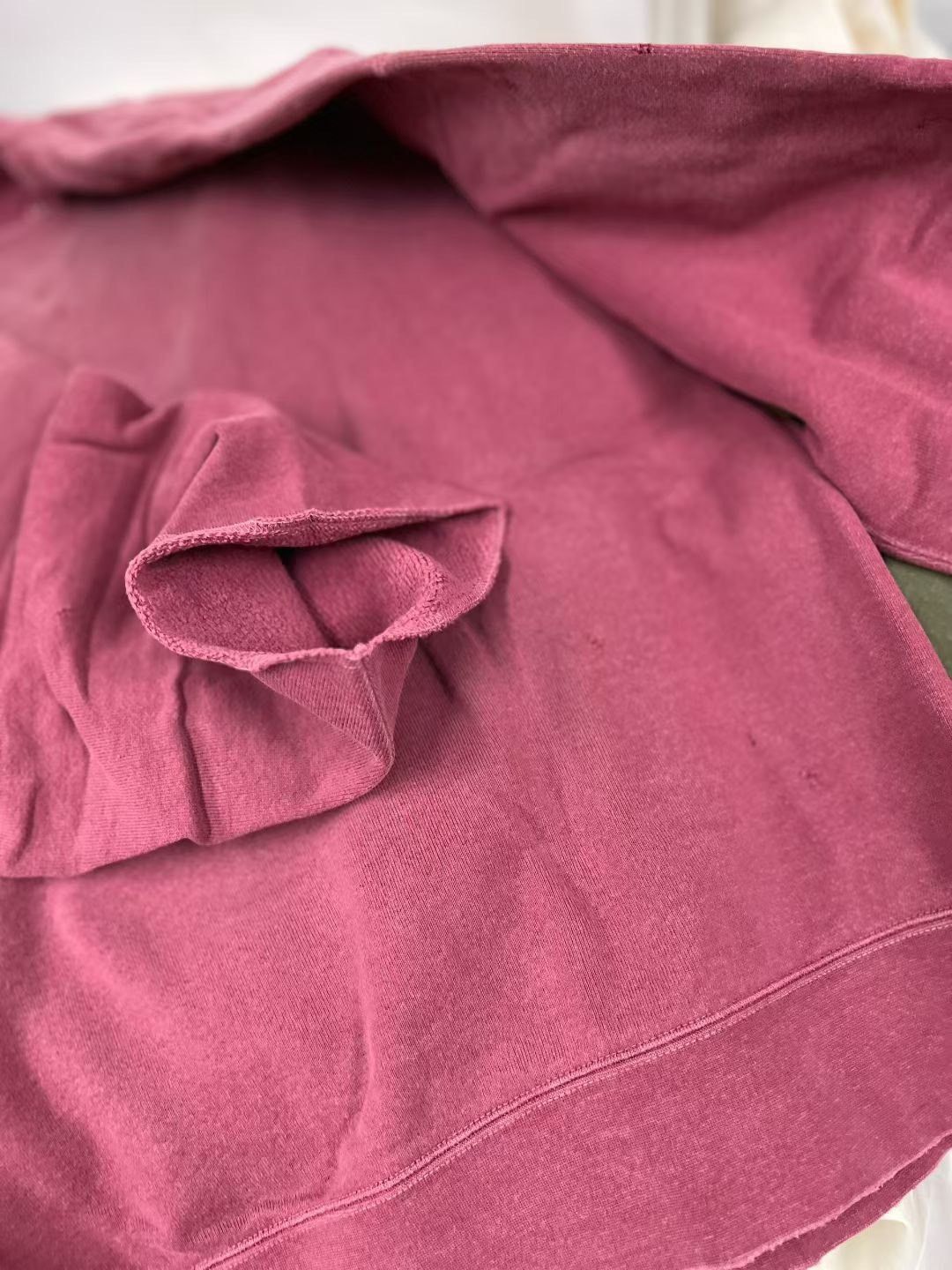 Visvim VISVIM JUMBO SWEAT 3/4 CRASH RED Size US XL / EU 56 / 4 - 5 Thumbnail