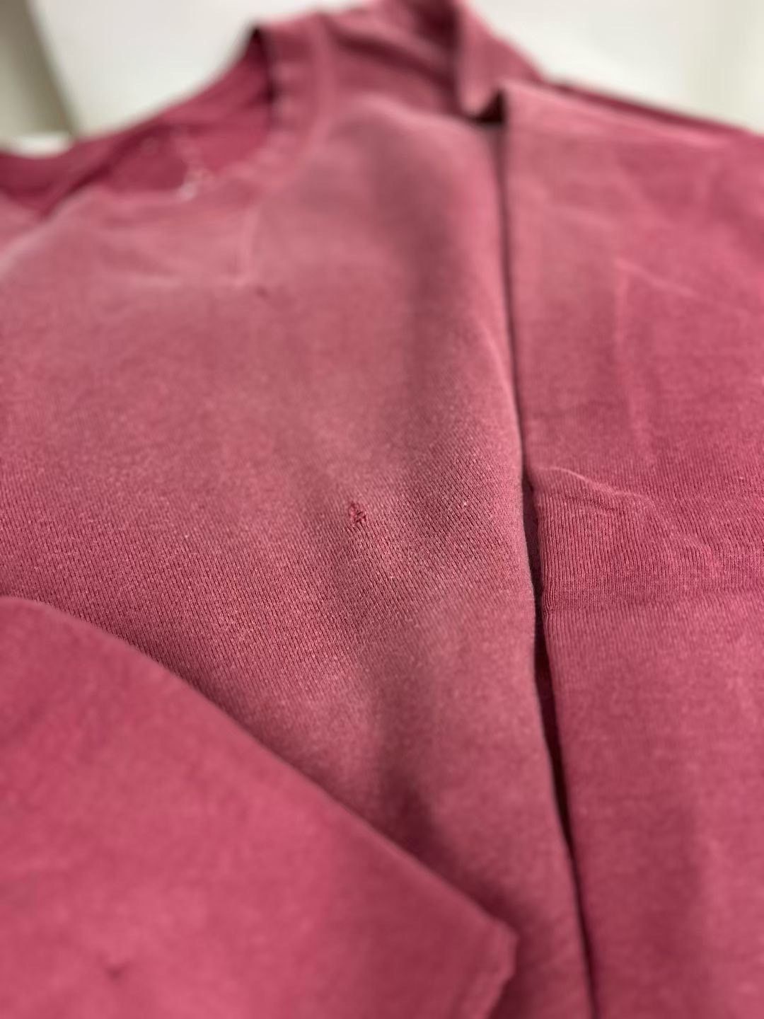 Visvim VISVIM JUMBO SWEAT 3/4 CRASH RED Size US XL / EU 56 / 4 - 3 Thumbnail