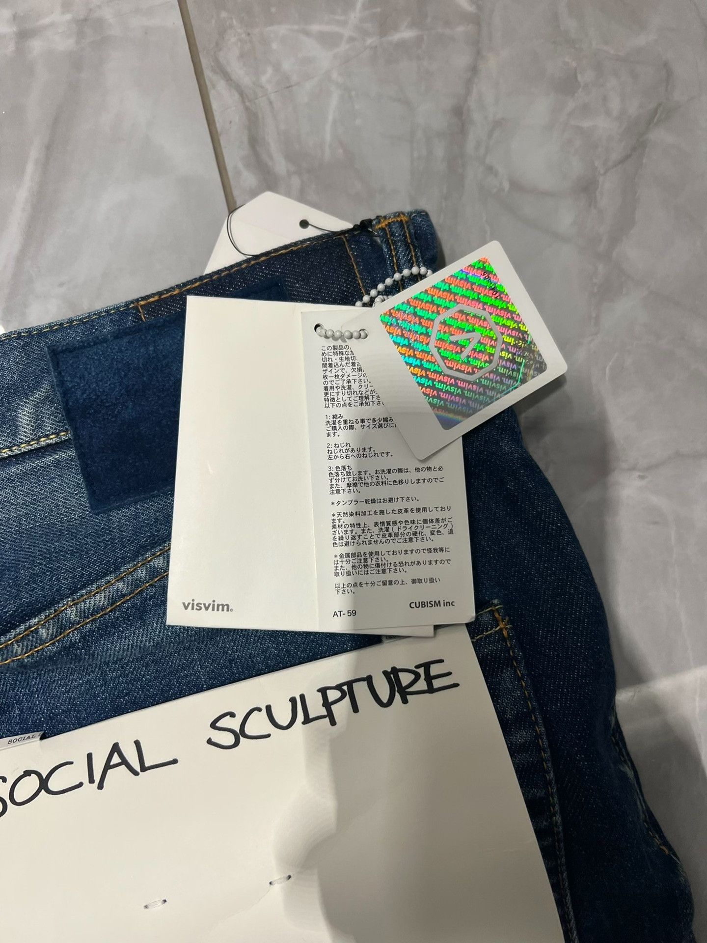 Visvim visvim SOCIAL SCULPTURE Damaged Washed Jeans Size US 28 / EU 44 - 4 Thumbnail