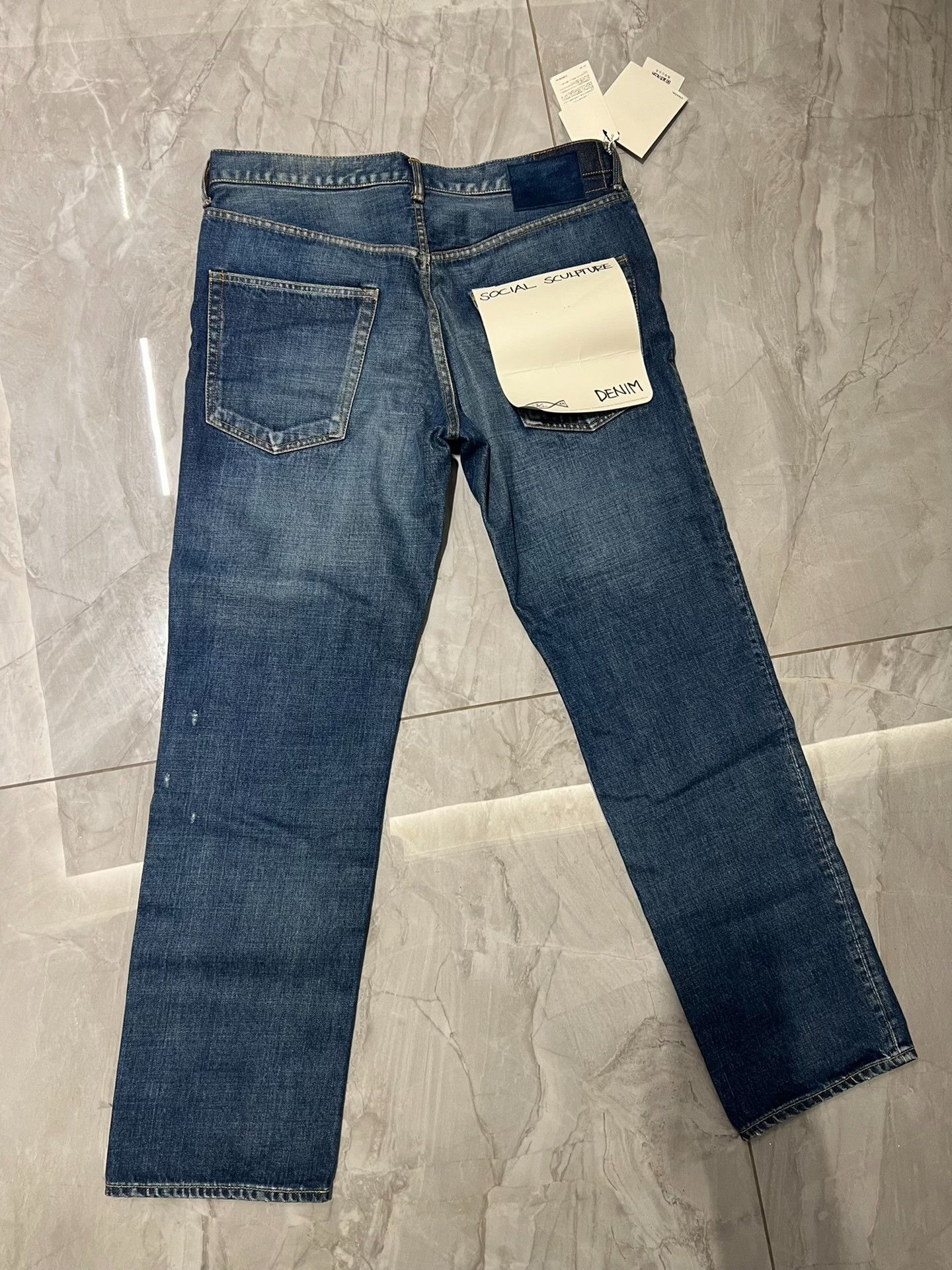 Visvim visvim SOCIAL SCULPTURE Damaged Washed Jeans Size US 28 / EU 44 - 2 Thumbnail