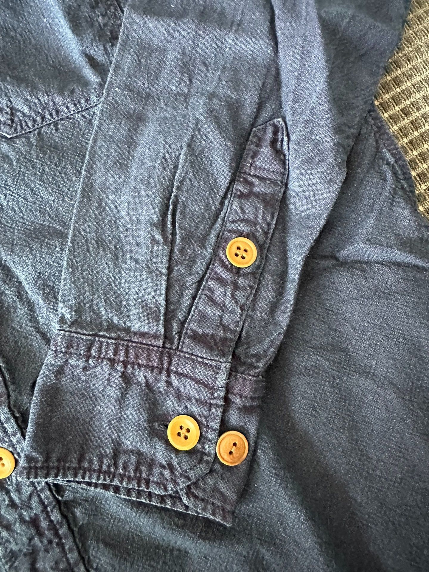 Visvim Visvim Indigo Blue Long-Sleeve Shirt Size US M / EU 48-50 / 2 - 5 Thumbnail