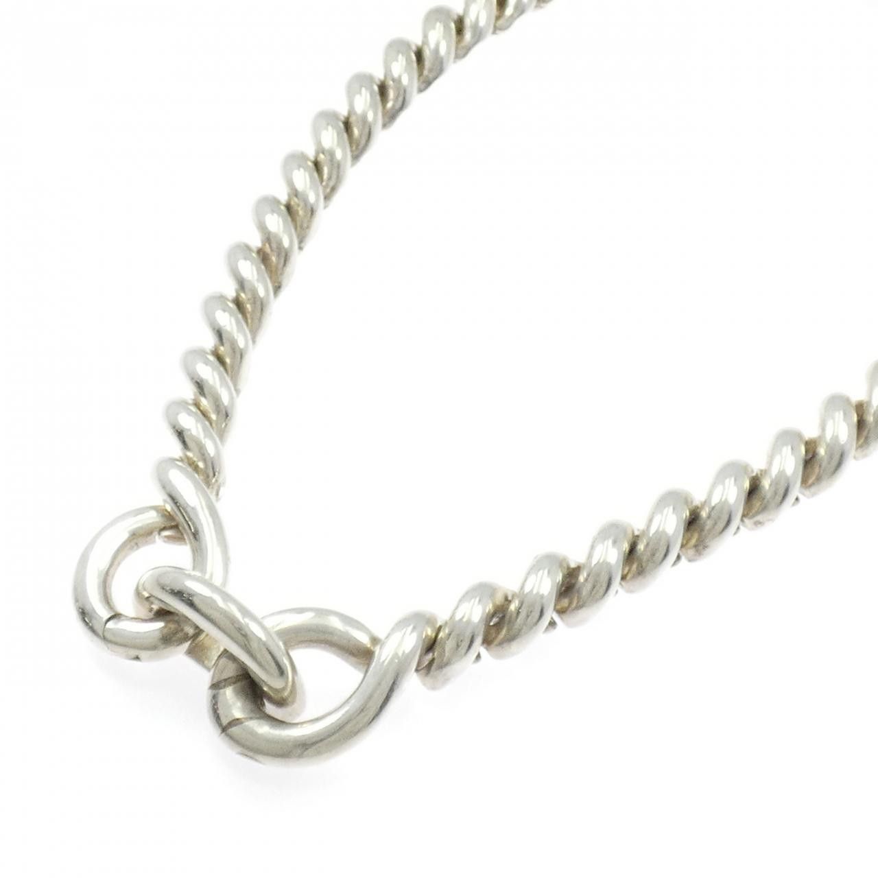 Hermes Hermes Hermes Torsade Necklace Precious Metal Necklace DUTY FREE for USA Size ONE SIZE - 2 Thumbnail