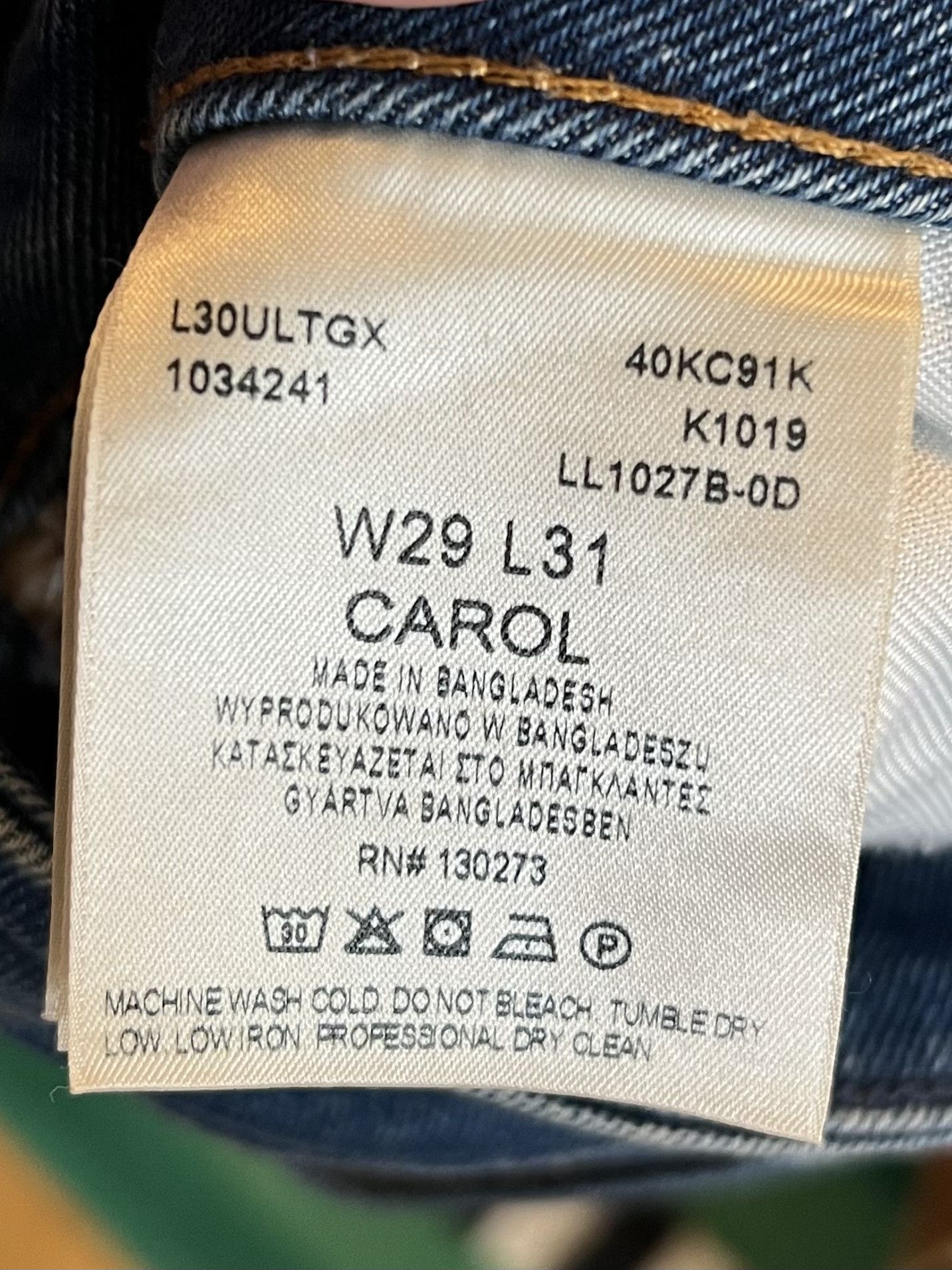 Lee Lee Lee Carol Jeans Size 29" - 3 Thumbnail