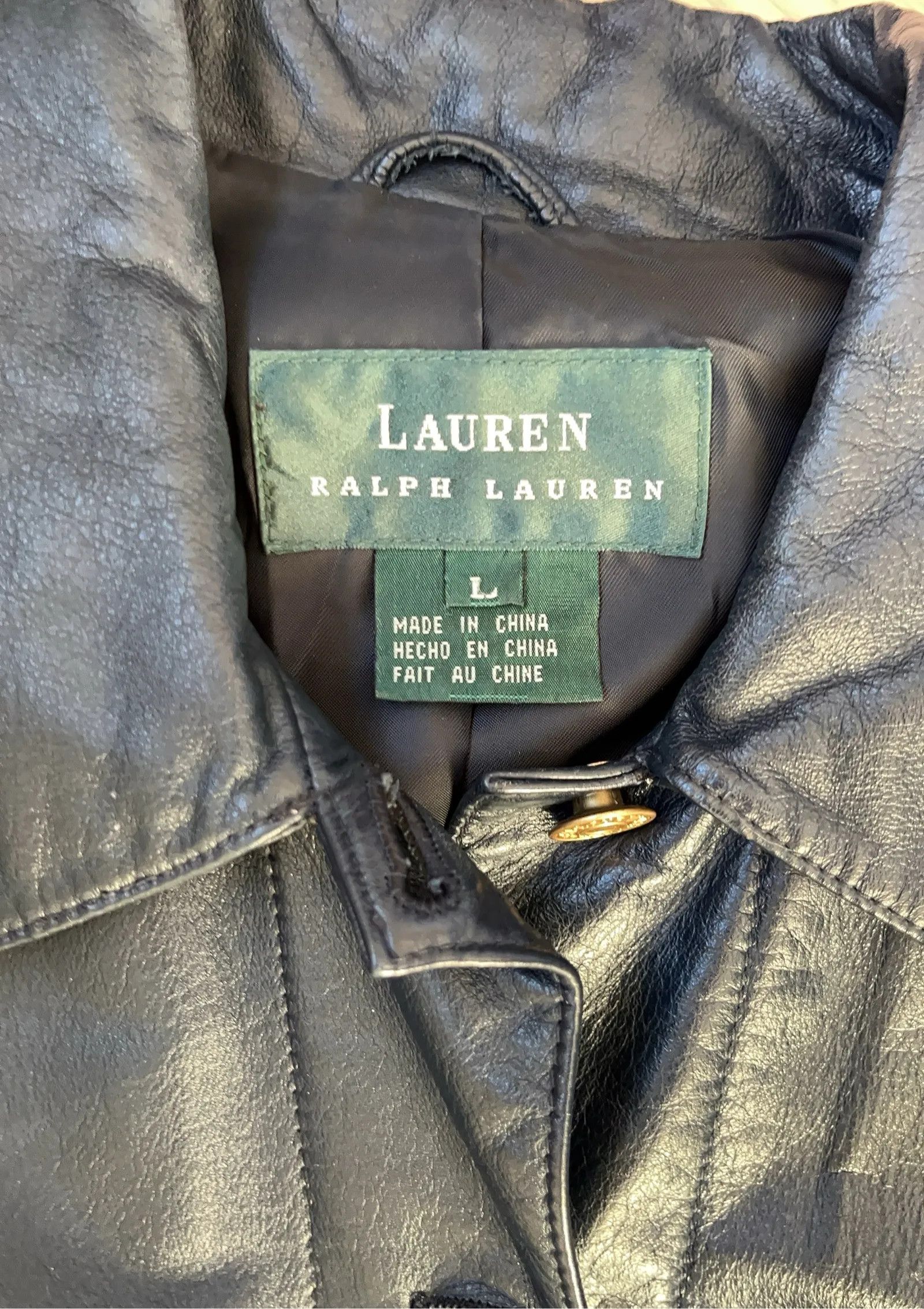 Ralph Lauren Ralph Lauren Leather Jacket Size L / US 10 / IT 46 - 2 Thumbnail