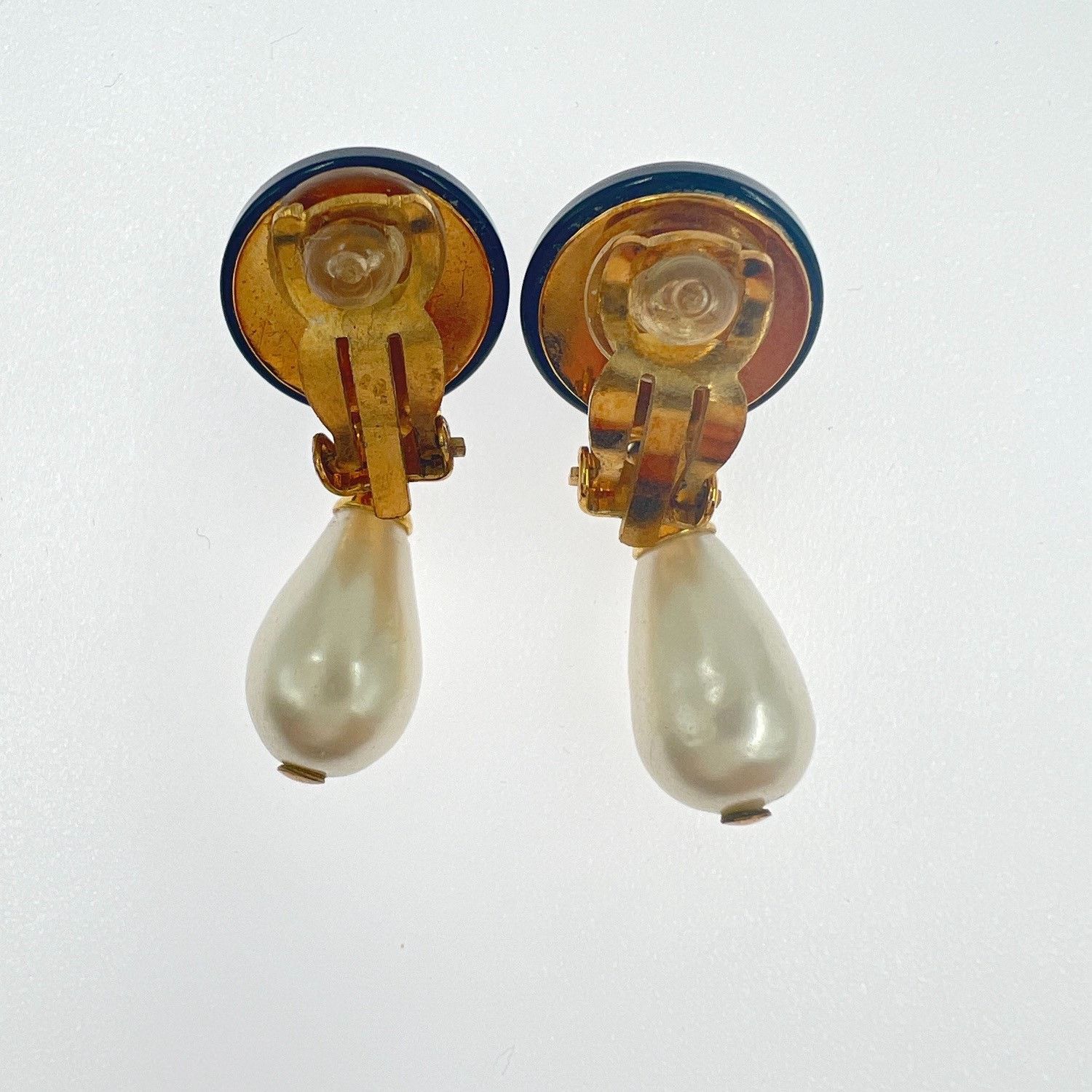 Chanel Chanel 96P Vintage Clip-On Earrings Size ONE SIZE - 2 Thumbnail