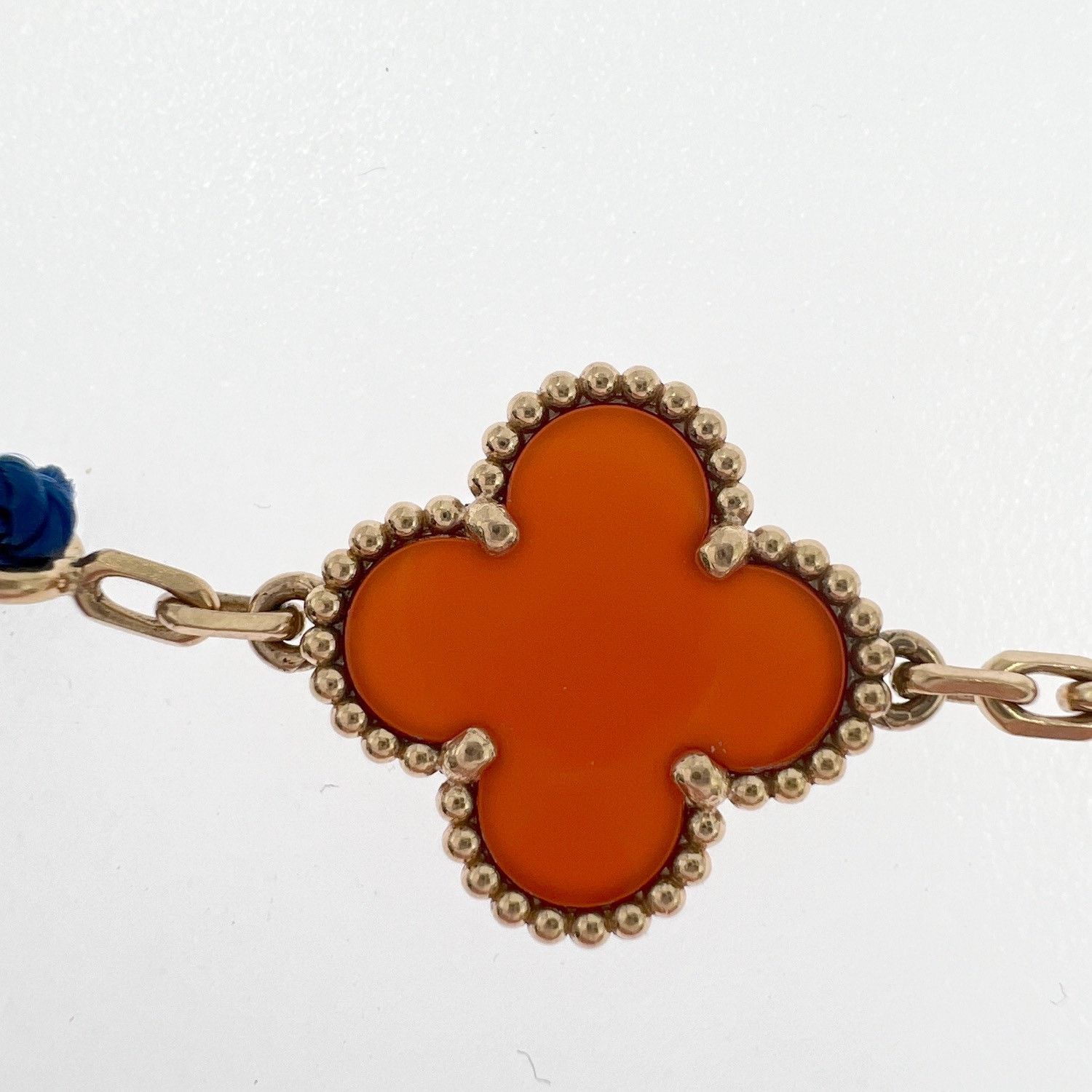 Van Cleef & Arpels Van Cleef Arpels 18K Rose Gold Red Coral Bracelet Size ONE SIZE - 5 Thumbnail