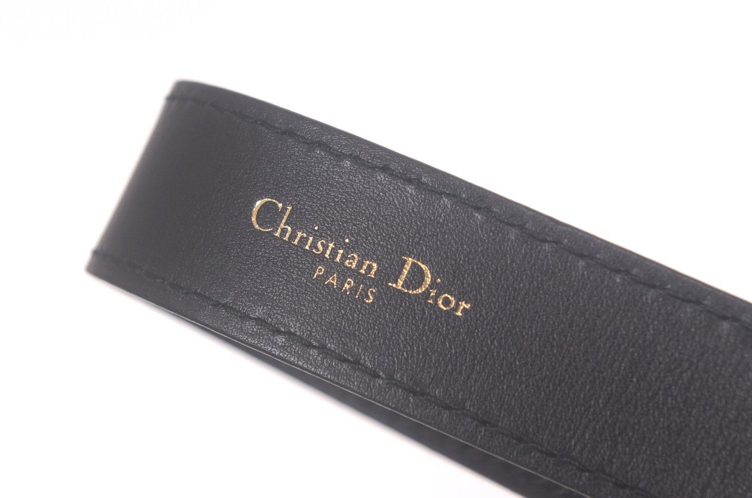 Dior Dior Black Letter Belt Size ONE SIZE - 2 Thumbnail