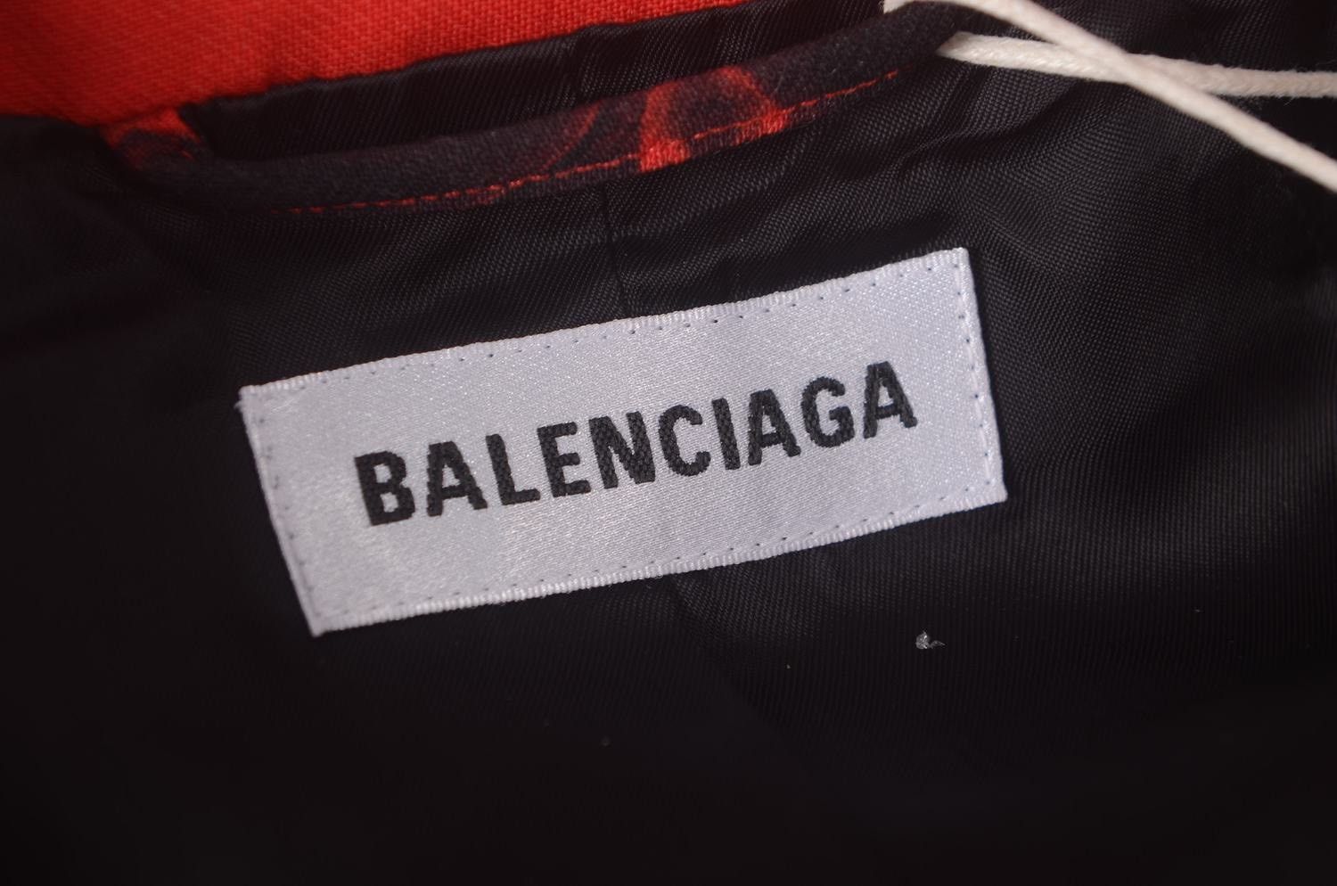 Balenciaga Balenciaga Red Floral Blazer Size 34 Size XXS / US 00 / IT 34 - 3 Thumbnail