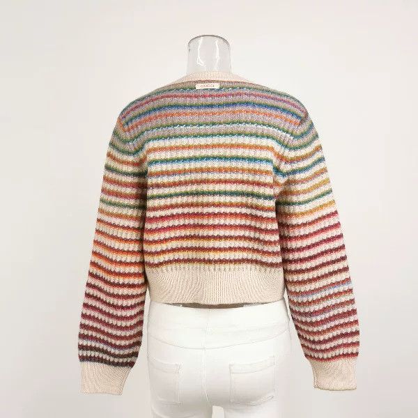 Gucci Gucci Colorful Striped Sweater Size M / US 6-8 / IT 42-44 - 3 Thumbnail