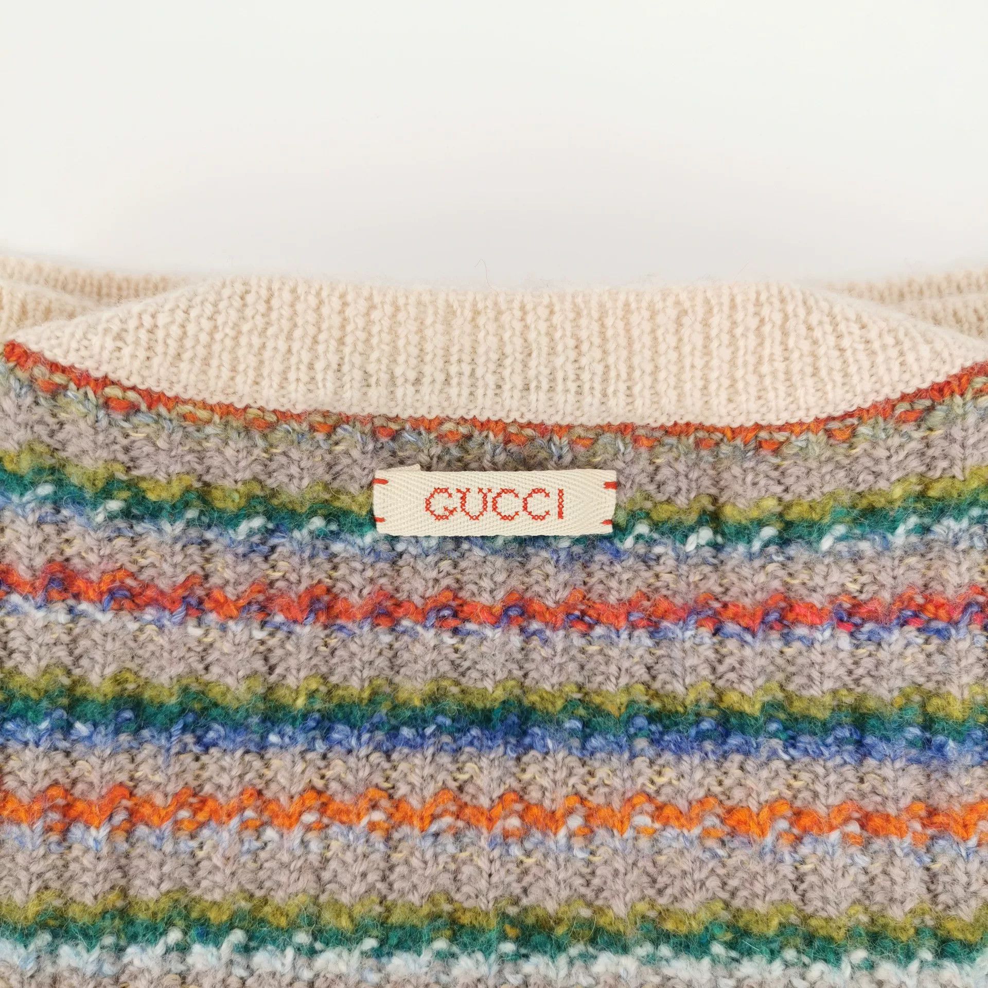 Gucci Gucci Colorful Striped Sweater Size M / US 6-8 / IT 42-44 - 4 Thumbnail