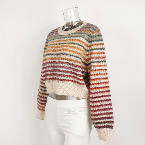Gucci Gucci Colorful Striped Sweater Size M / US 6-8 / IT 42-44 - 2 Thumbnail