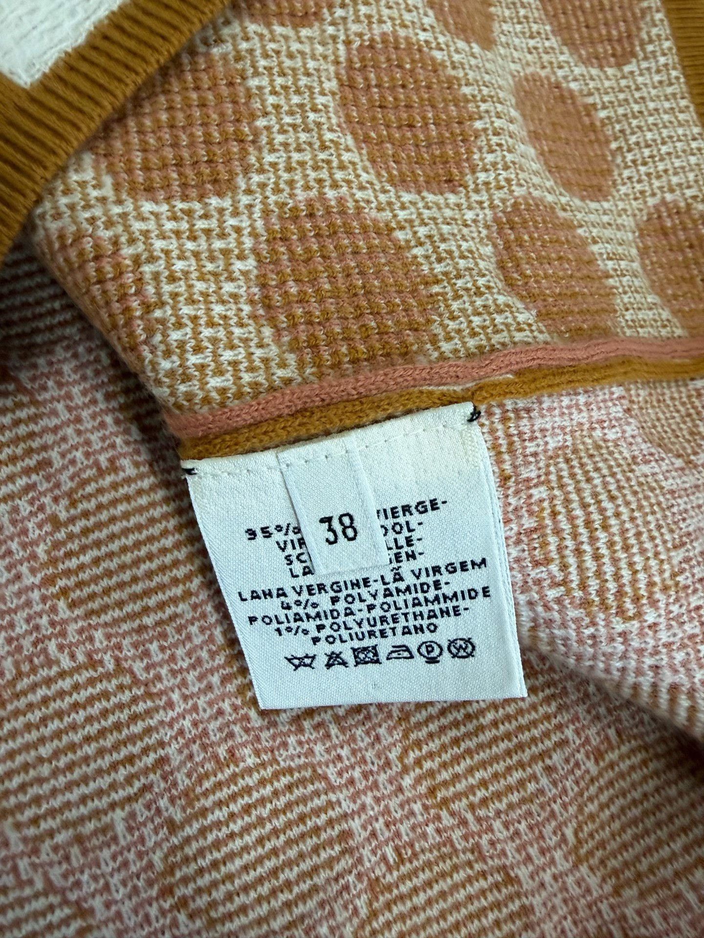 Hermes Hermes Colorblock Polka Dot Knit Dress Size S / US 4 / IT 40 - 5 Thumbnail