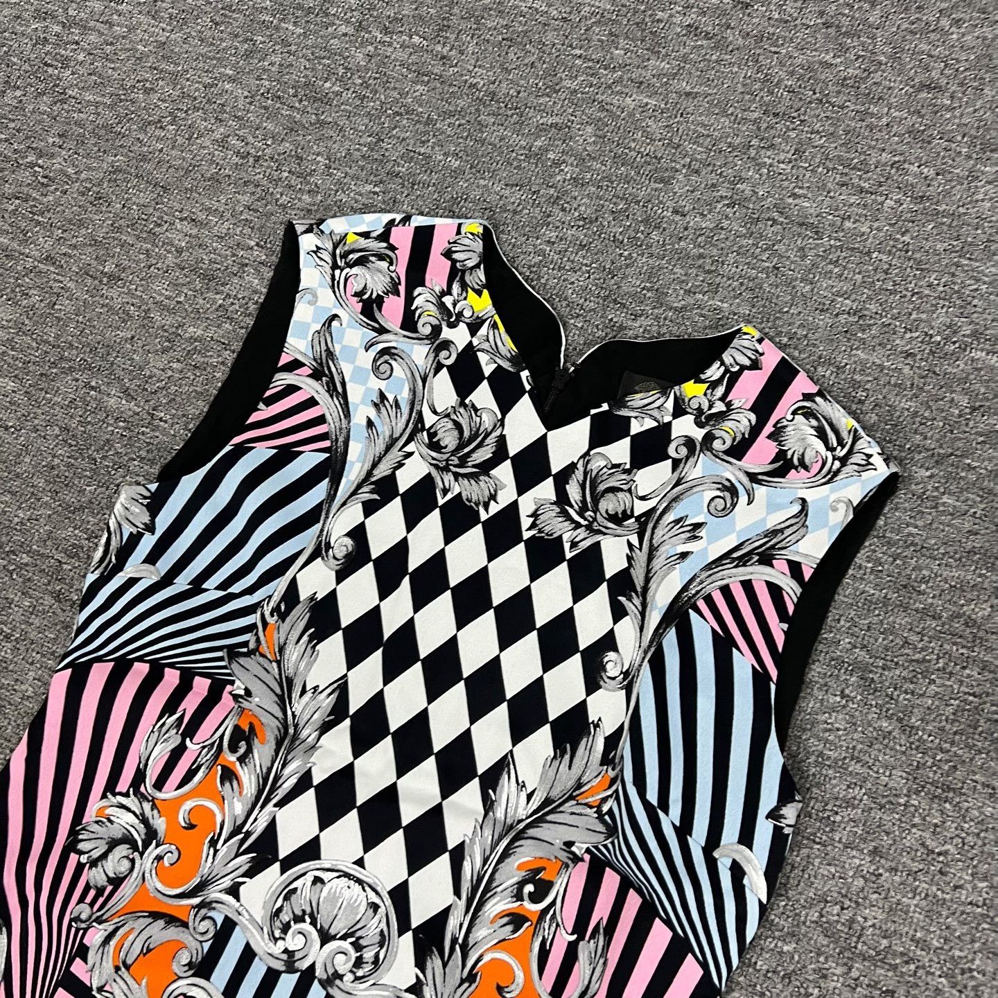 Versace Versace Colorblock Sleeveless Dress Size S / US 4 / IT 40 - 3 Thumbnail