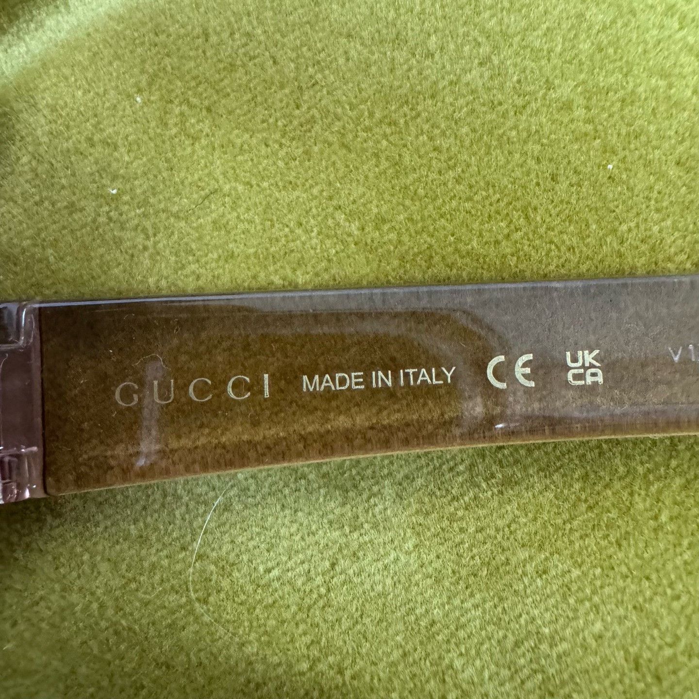 Gucci Gucci Brown Semi-Rimless Irregular Sunglasses Size ONE SIZE - 7 Thumbnail