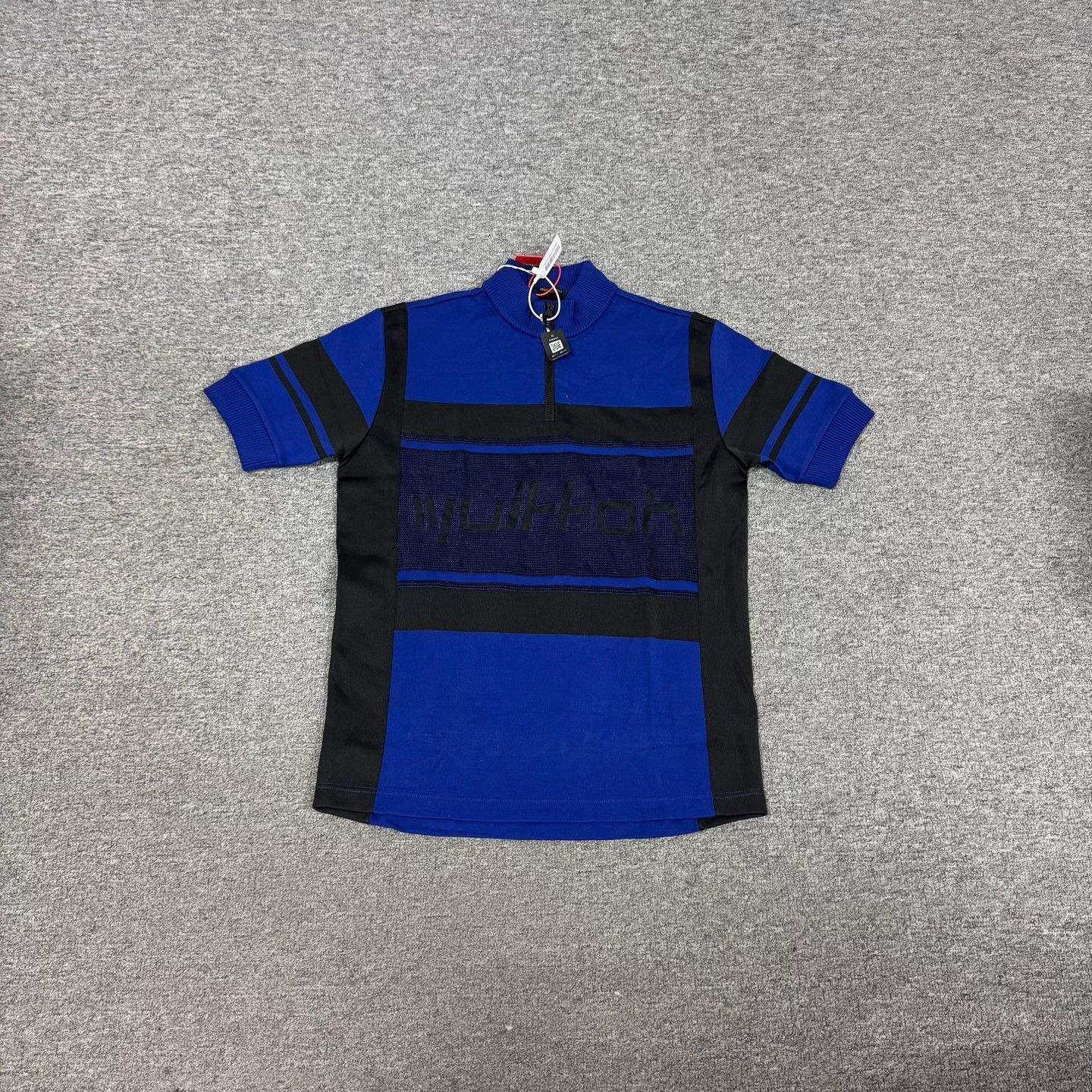 Louis Vuitton Louis Vuitton Black Blue Embroidered Polo Shirt Size US M / EU 48-50 / 2 - 2 Thumbnail