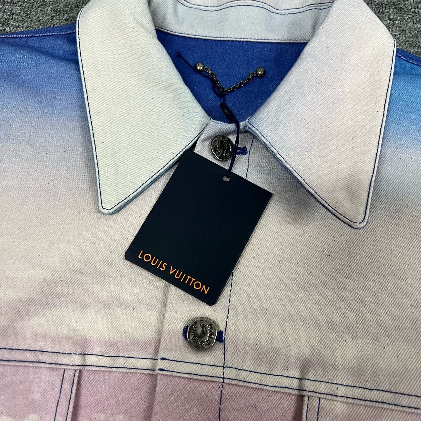 Louis Vuitton Louis Vuitton Snow Mountain Print Denim Jacket Size US L / EU 52-54 / 3 - 5 Thumbnail