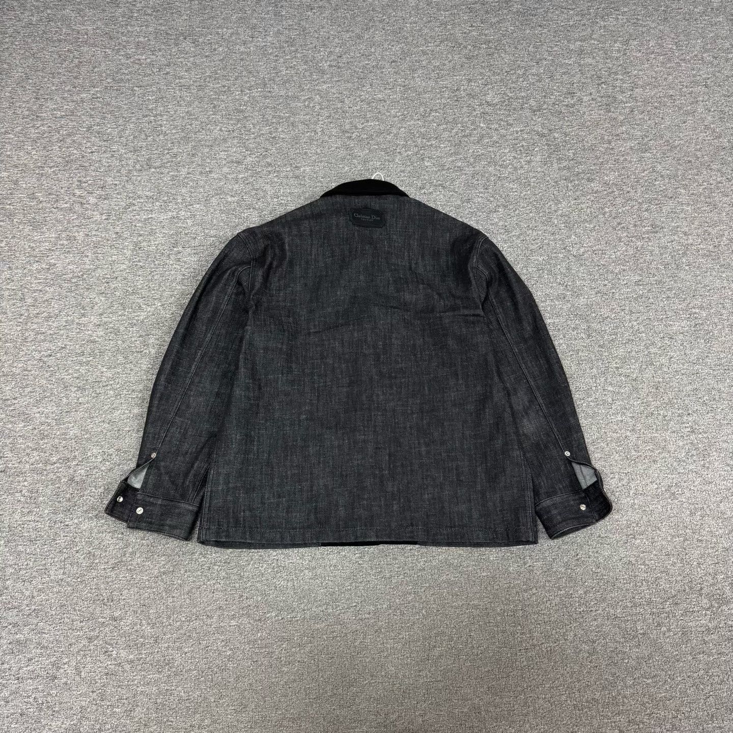 Dior Dior Men's Black Wool Denim Jacket Size US M / EU 48-50 / 2 - 2 Thumbnail