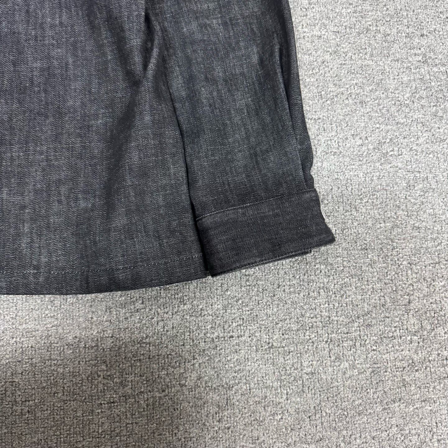 Dior Dior Men's Black Wool Denim Jacket Size US M / EU 48-50 / 2 - 5 Thumbnail